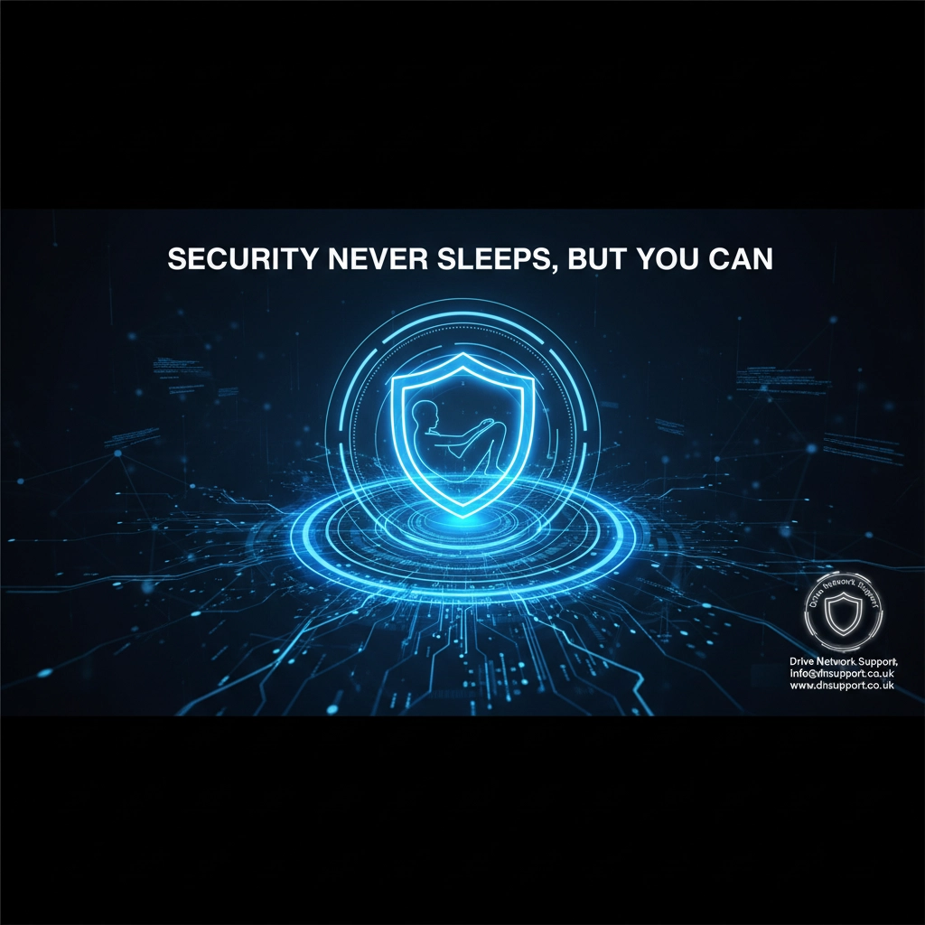 SECURITY NEVER SLEEPS, BUT YOU CAN