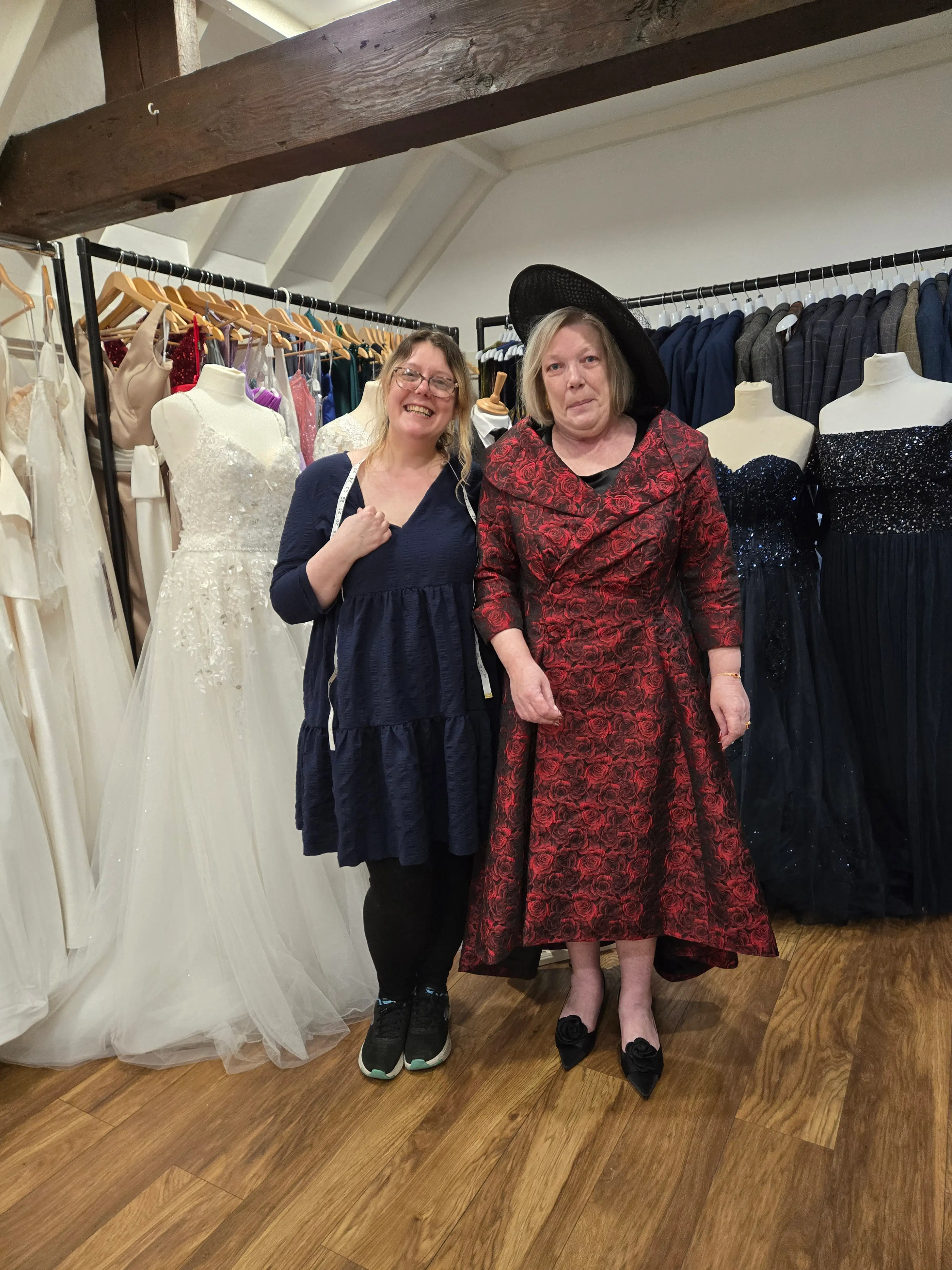 Bespoke Gothic MOB process: Waterfall coat construction — shaping the silhouette