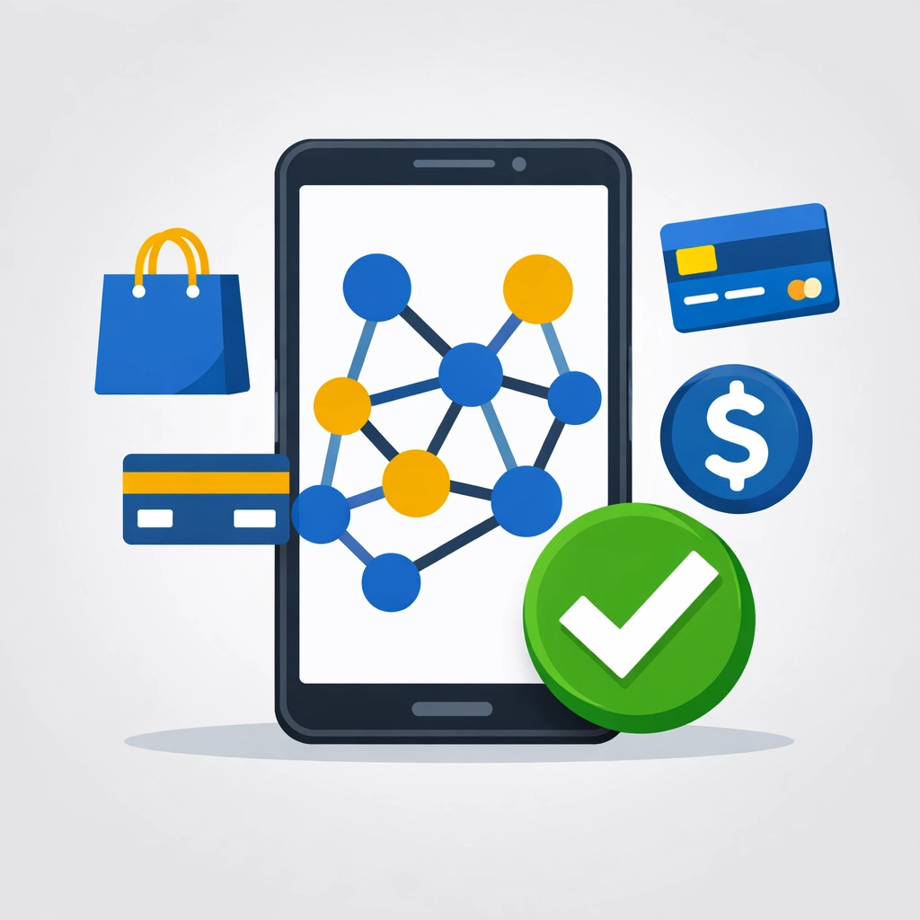 Digital payment icons and smartphone representing 1099-K tax reporting for New Haven side hustlers.