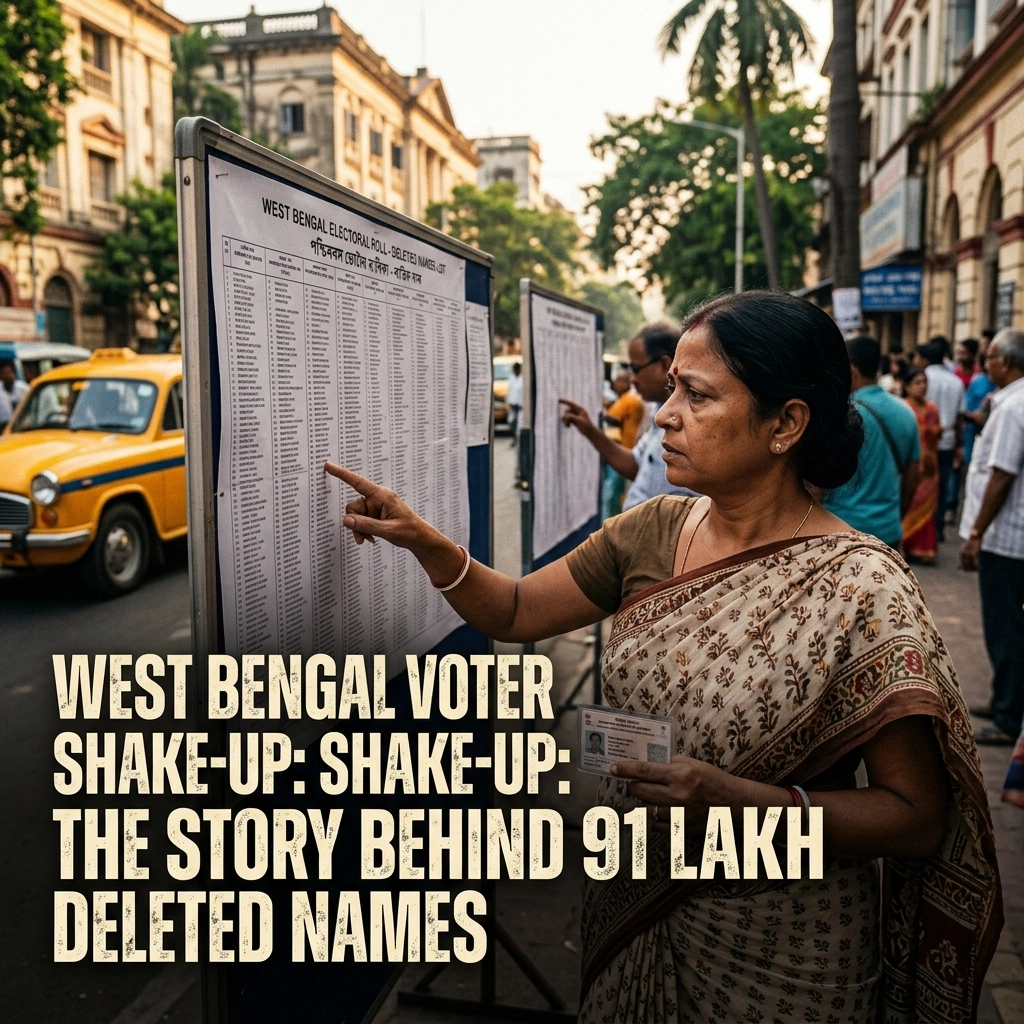 West Bengal Voter Roll Shake-up: The Story Behind 91 Lakh Deleted Names