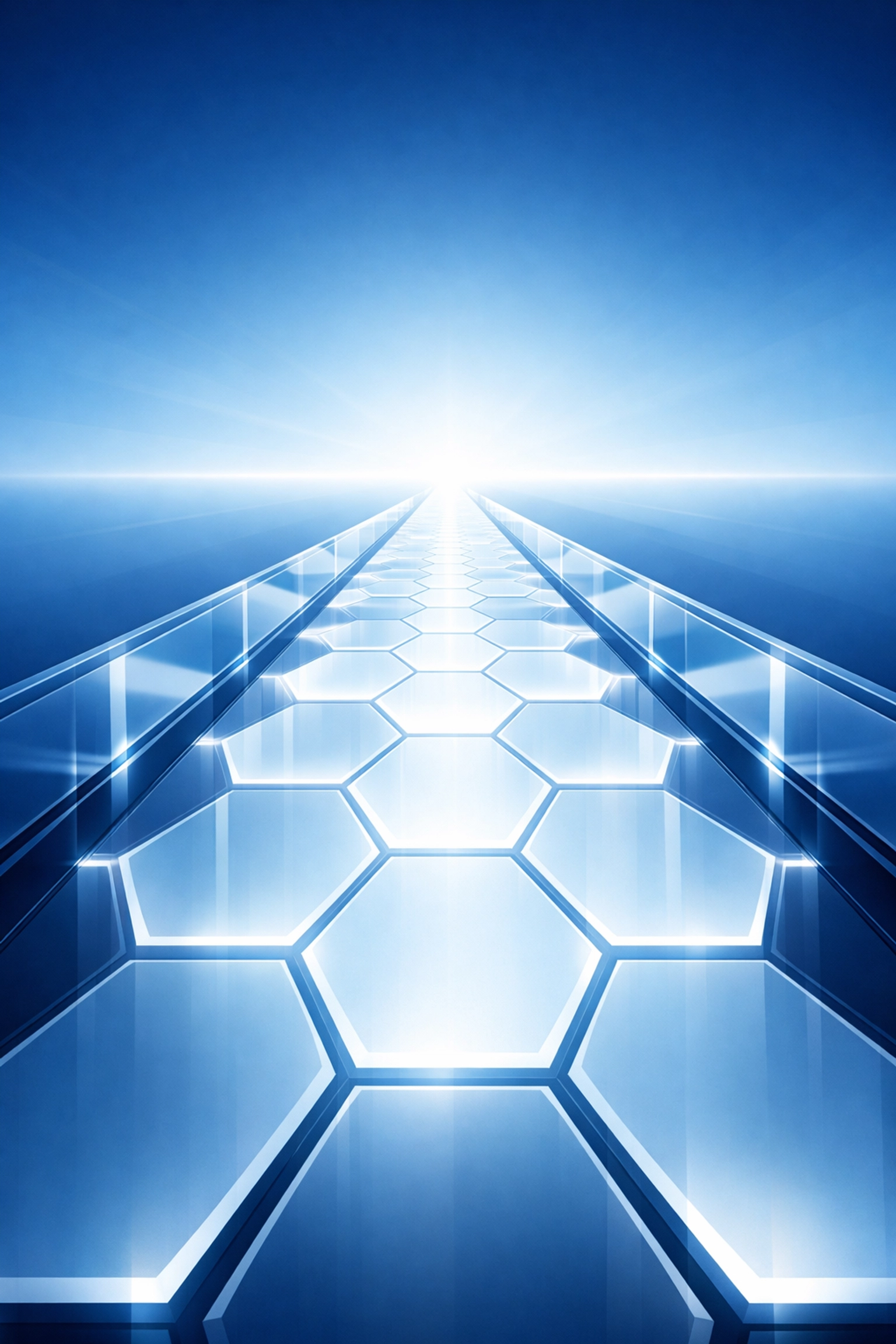 A glowing digital bridge symbolizing a strategic roadmap for future-proof business transformation and scaling.