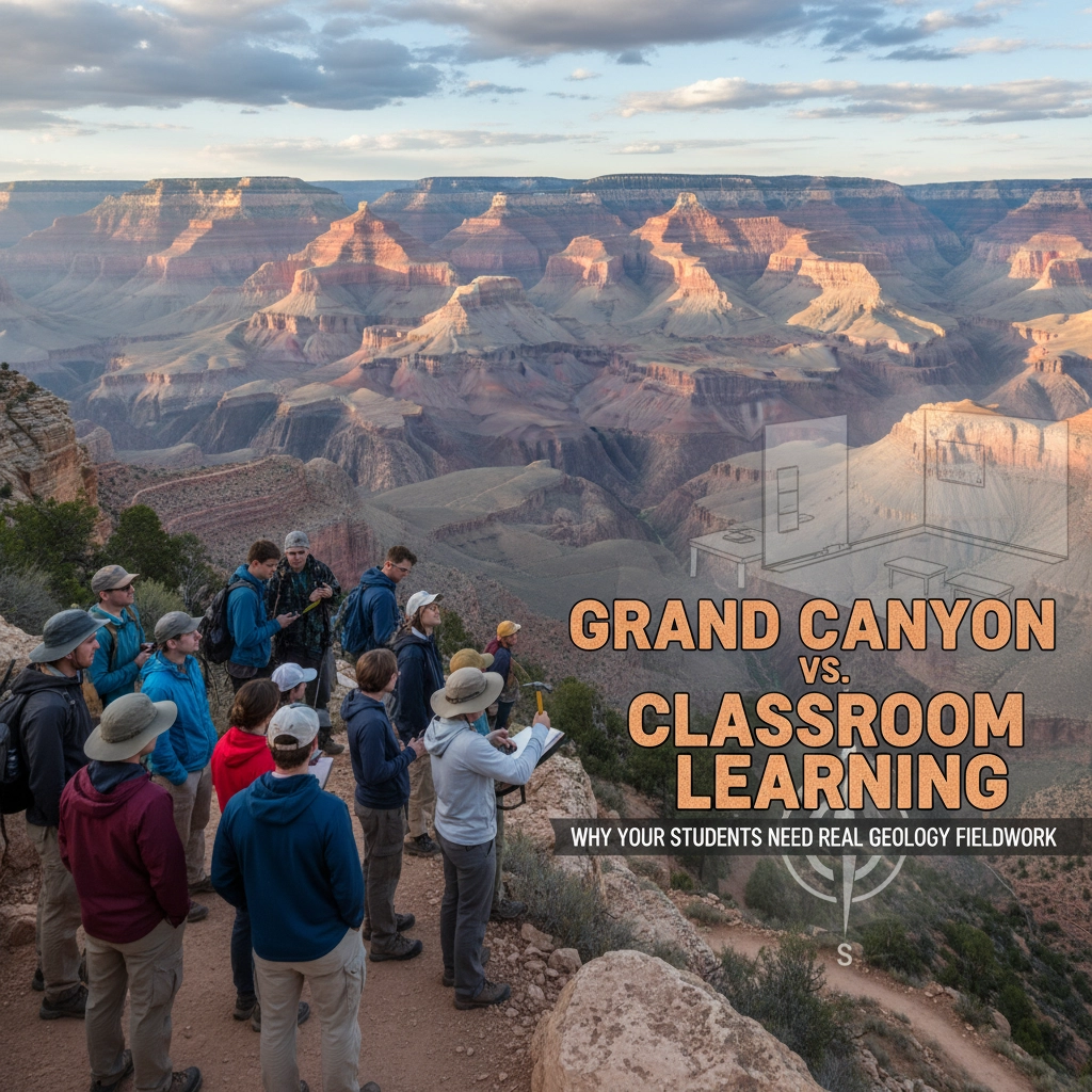 Grand Canyon vs. Classroom Learning: Why Your Students Need Real Geology Fieldwork