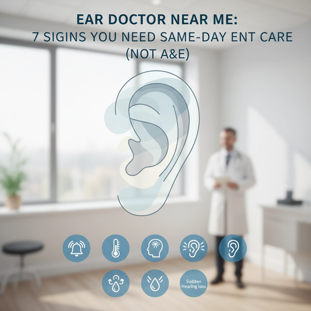 Ear Doctor Near Me: 7 Signs You Need Same-Day ENT Care (Not A&amp;E)