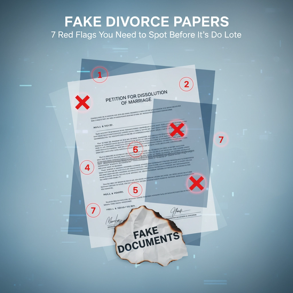 Fake Divorce Papers: 7 Red Flags You Need to Spot Before It's Too Late