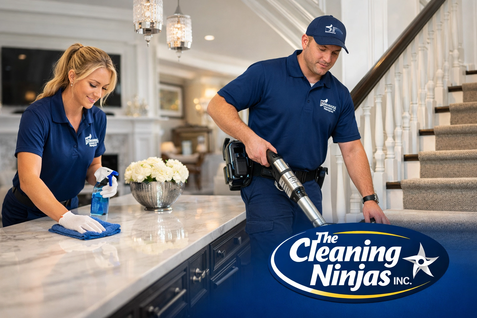 A luxurious Dover home interior showcasing professional residential cleaning Massachusetts services.