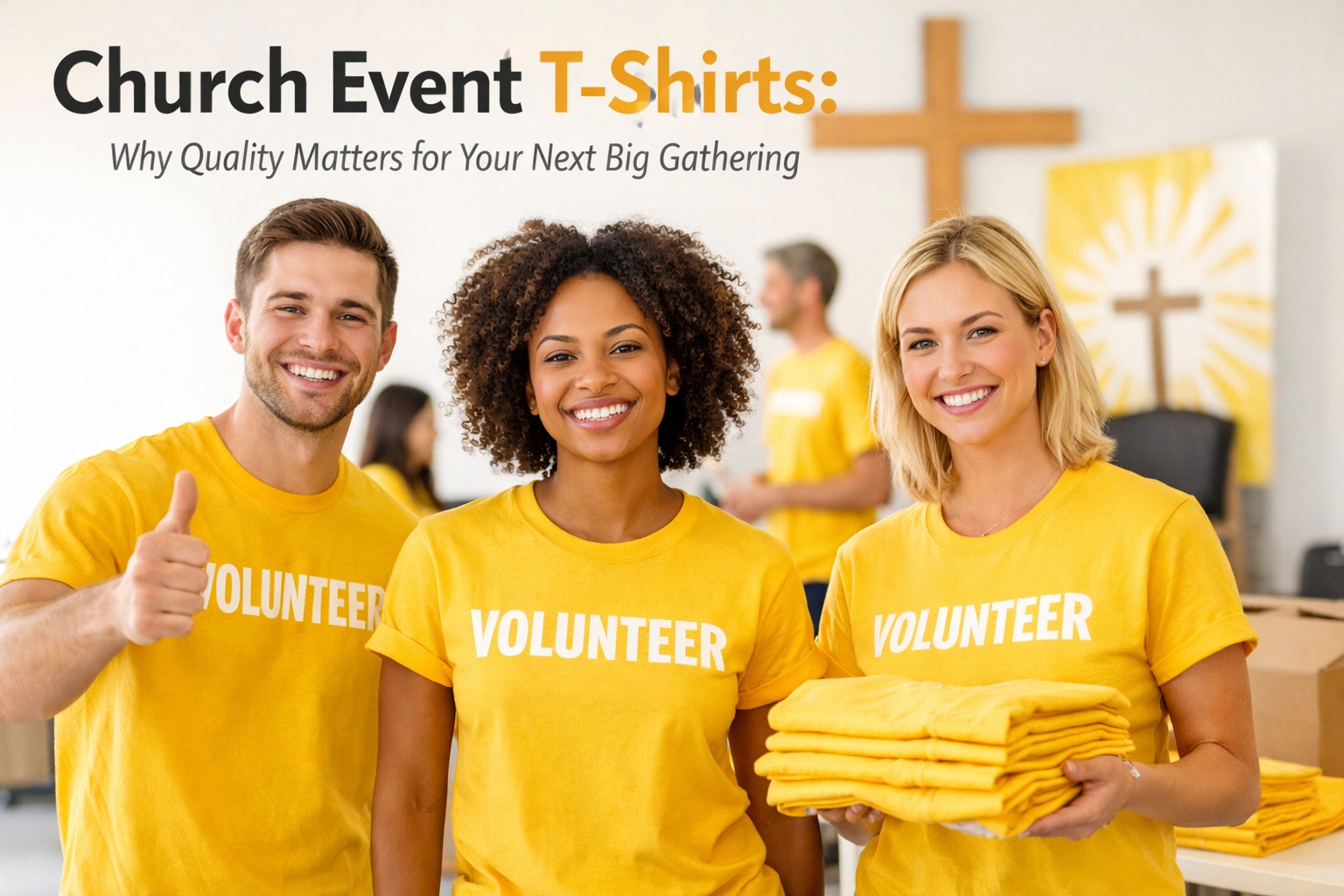 [HERO] Church Event T-Shirts: Why Quality Matters for Your Next Big Gathering