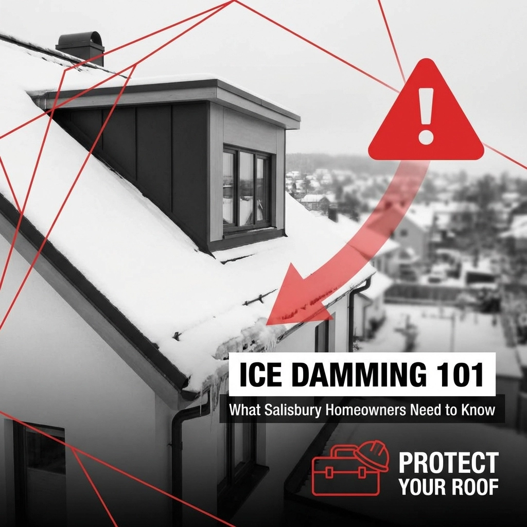 [HERO] Ice Damming 101: What Salisbury Homeowners Need to Know (And How to Protect Your Roof)