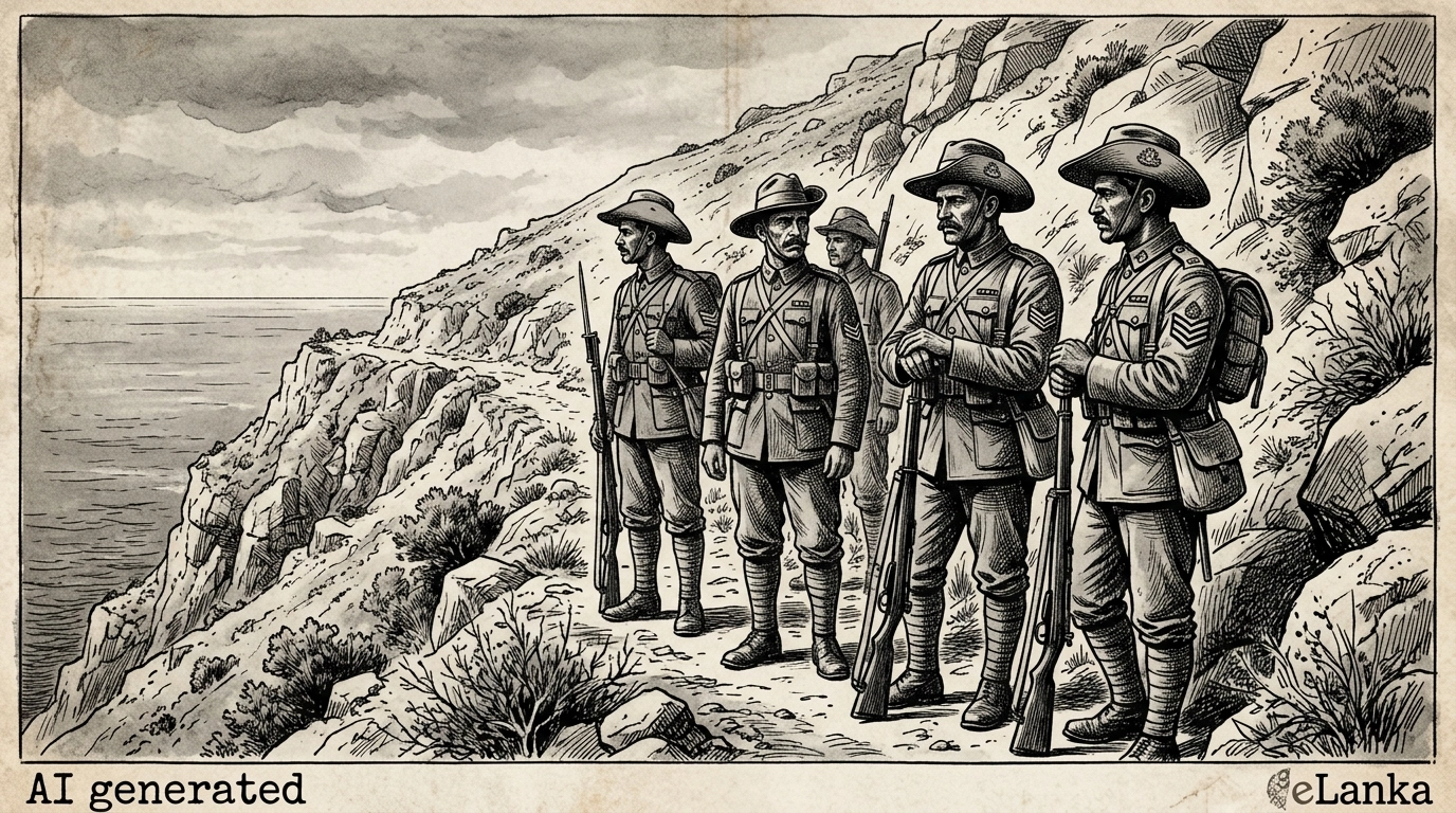 Ceylon Planters Rifle Corps Historical Depiction