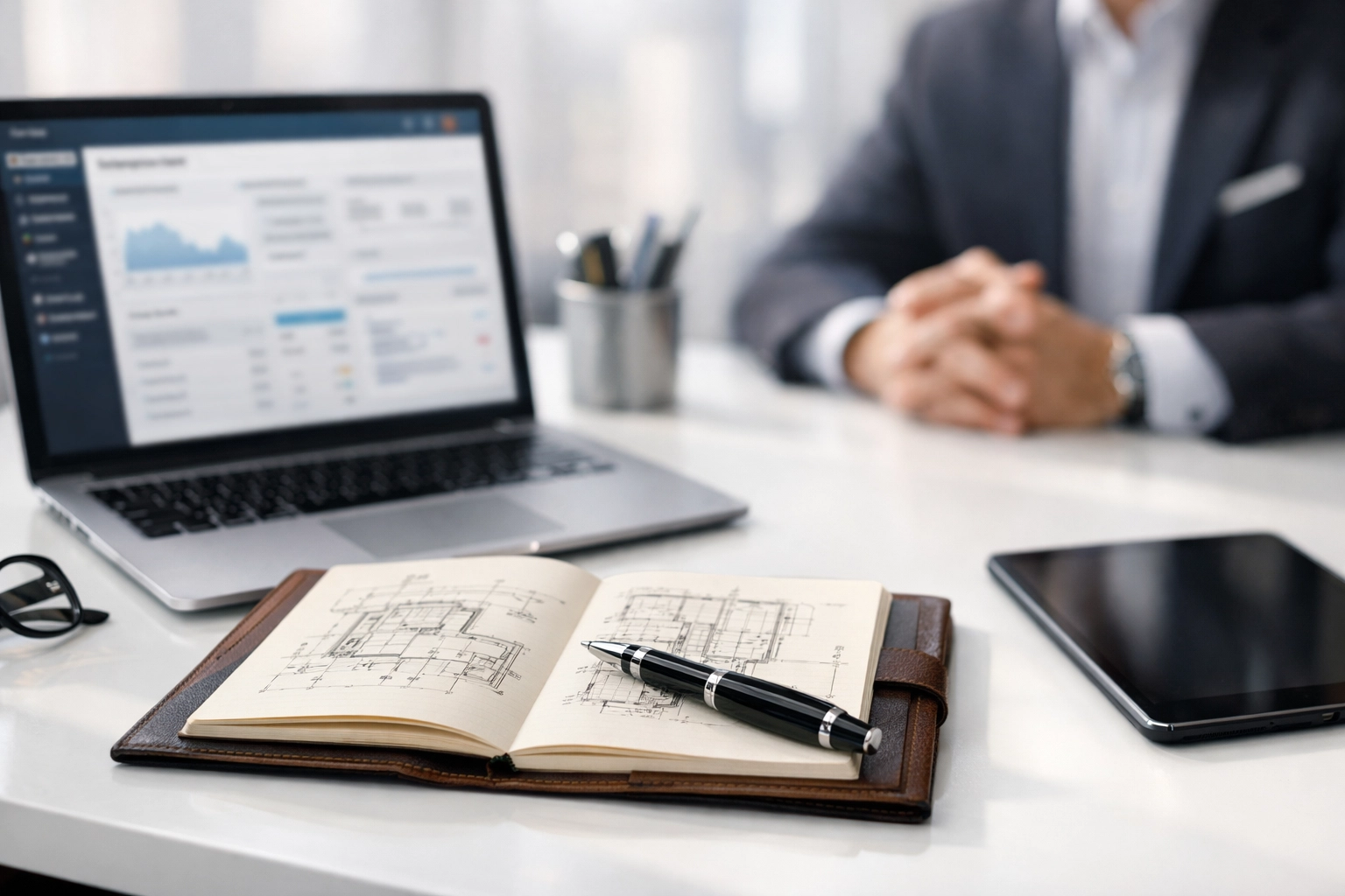 Professional workspace of a ServiceNow implementation partner focused on ITOM and ITAM strategic planning.