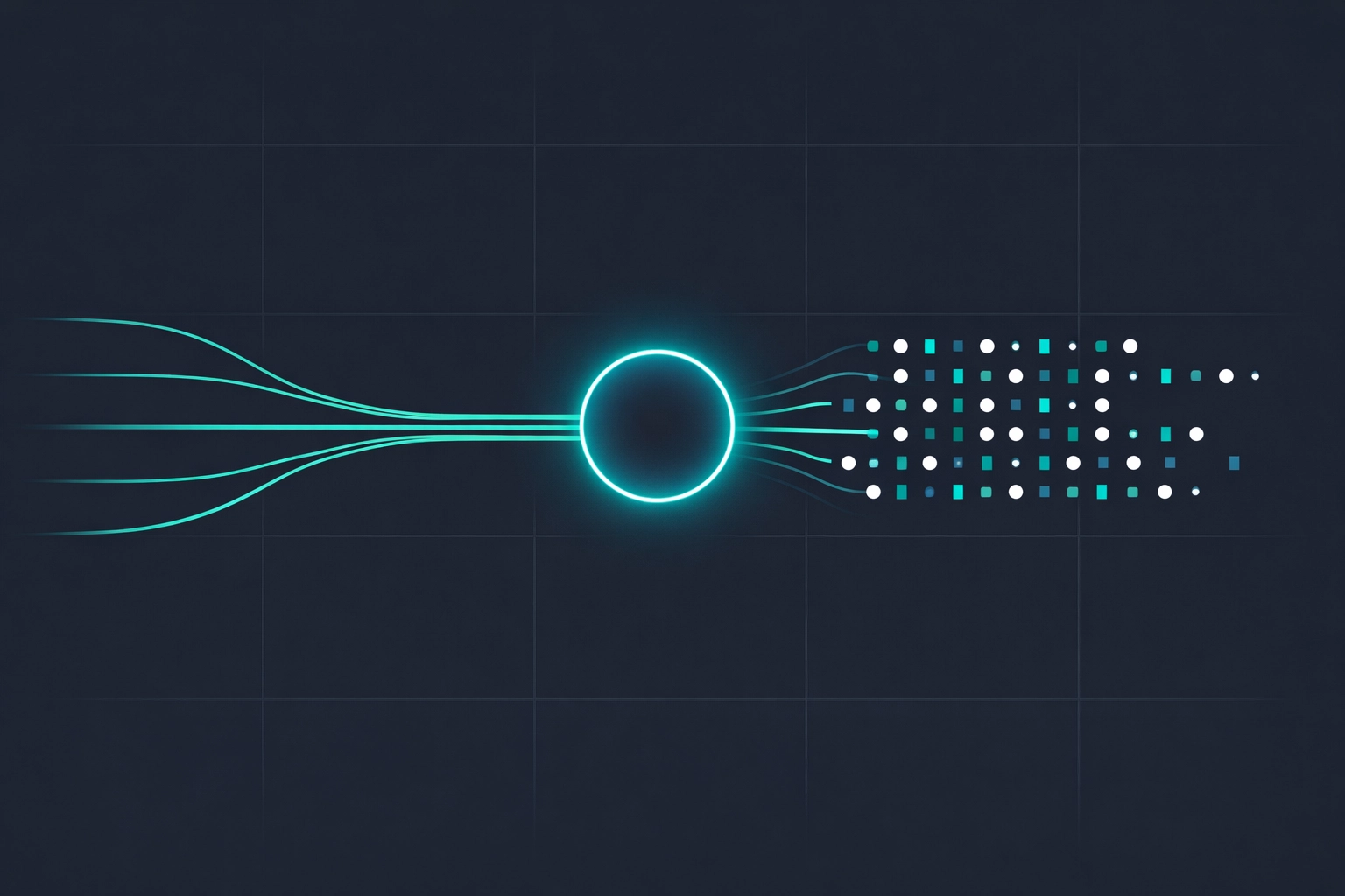 Data visualization of an AI-driven sales development pipeline with a human-in-the-loop quality checkpoint.