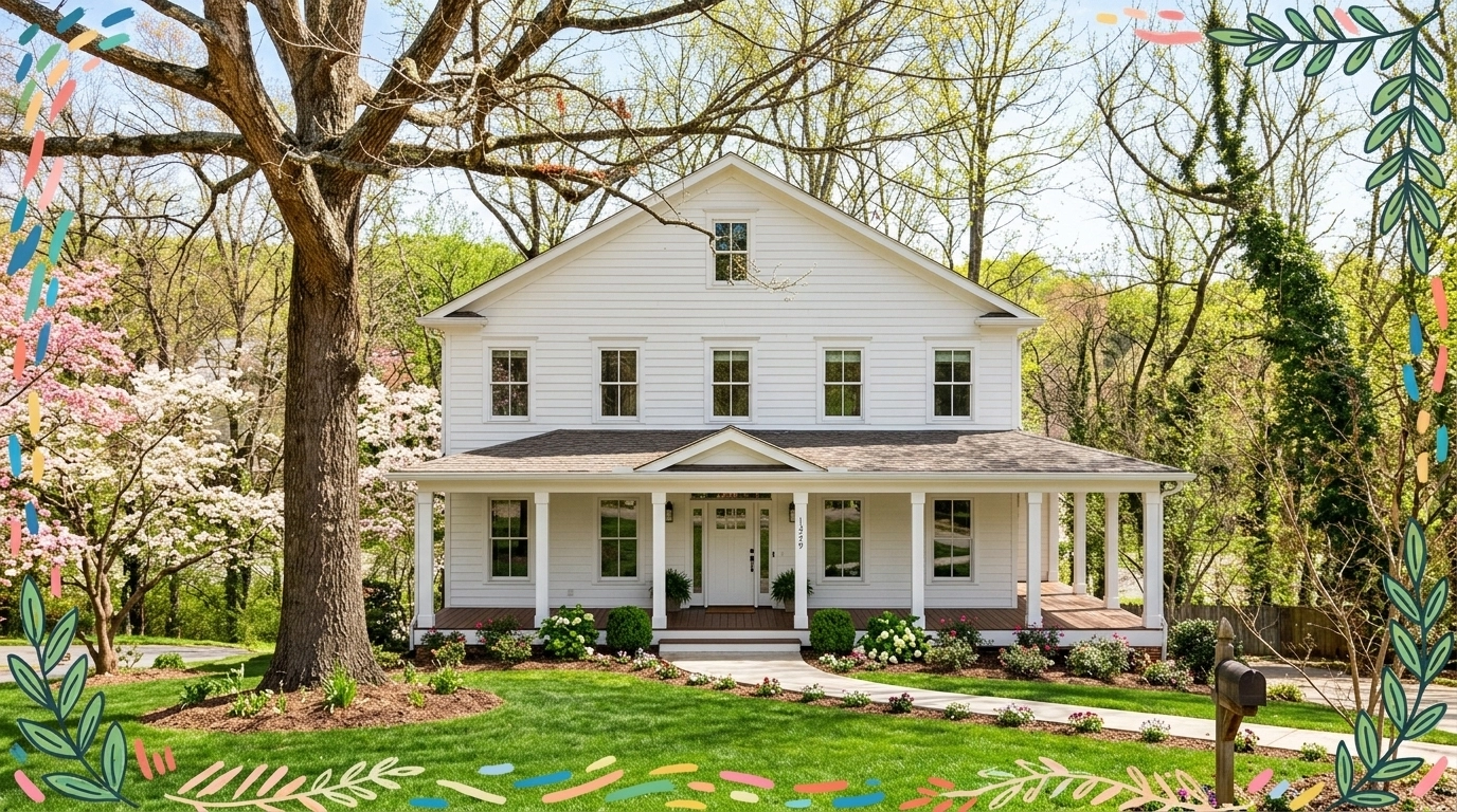 Traditional Farmhouse in Acworth Georgia Traditional Farmhouse in Acworth Georgia