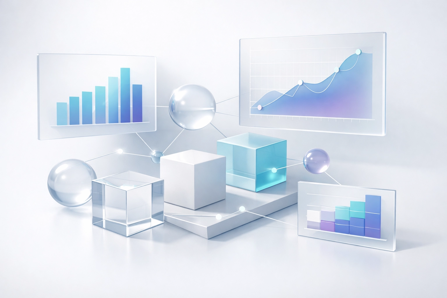 Market analysis data visualization with charts showing competitive behavioral health landscape