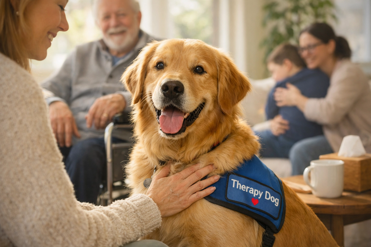 [HERO] The Golden Touch: Why Golden Retrievers Excel as Therapy and Emotional Support Animals