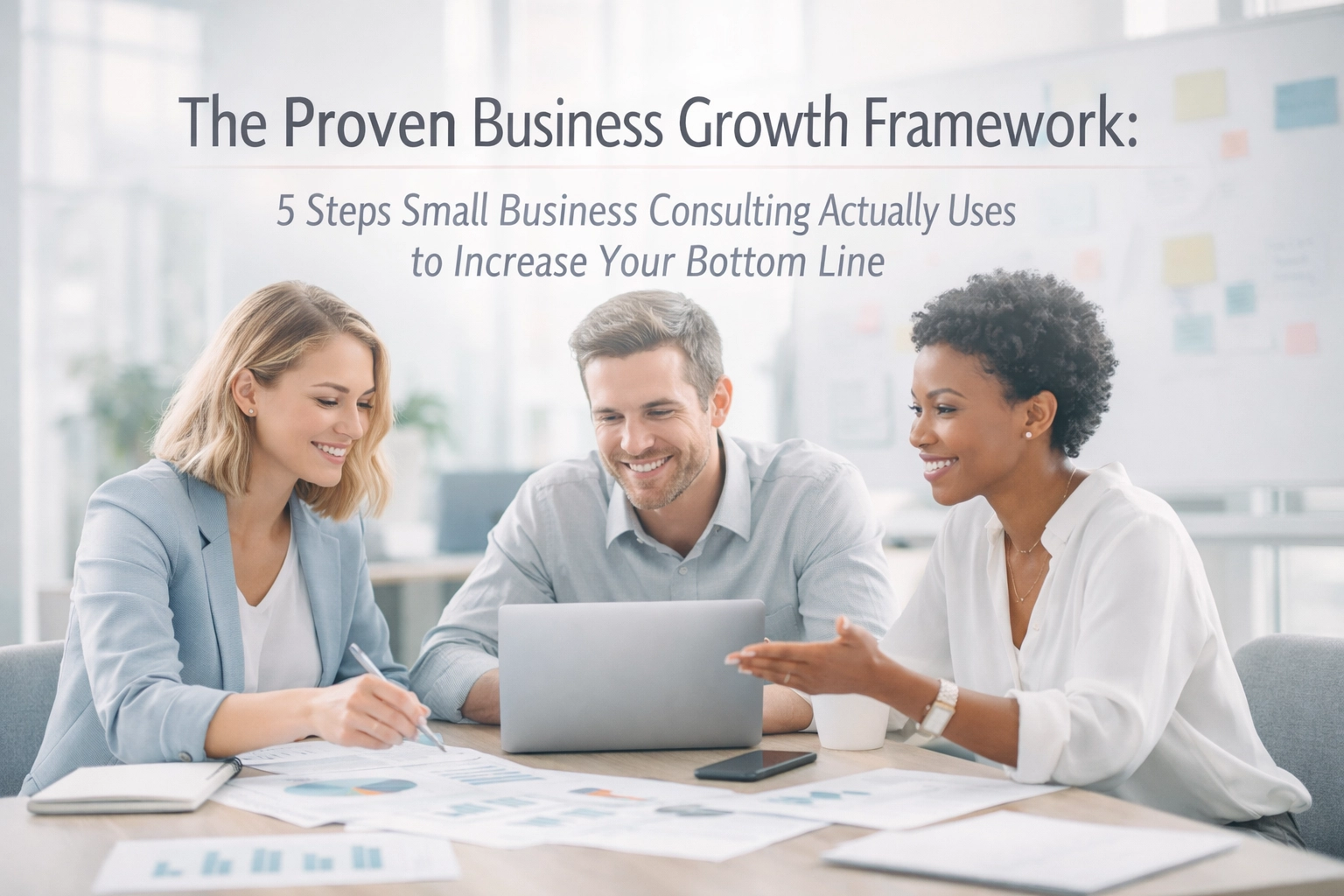 [HERO] The Proven Business Growth Framework: 5 Steps Small Business Consulting Actually Uses to Increase Your Bottom Line