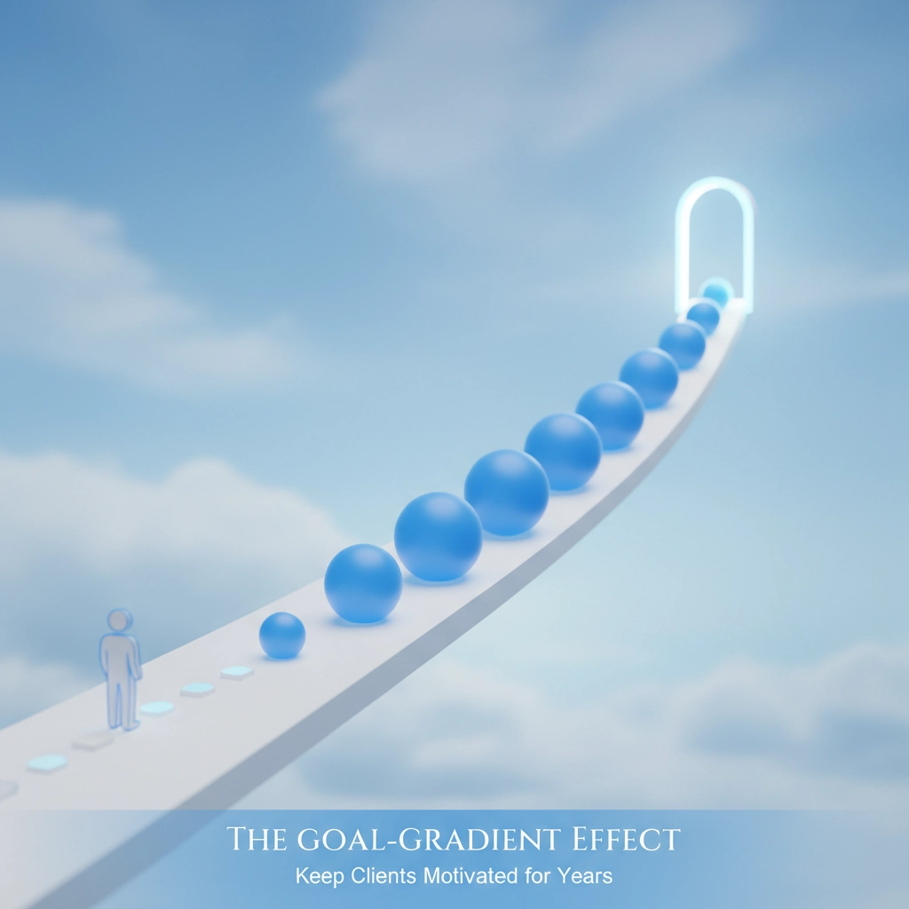 The Goal-Gradient Effect: How to Use This Behavioural Science Hack to Keep Clients Motivated for Years