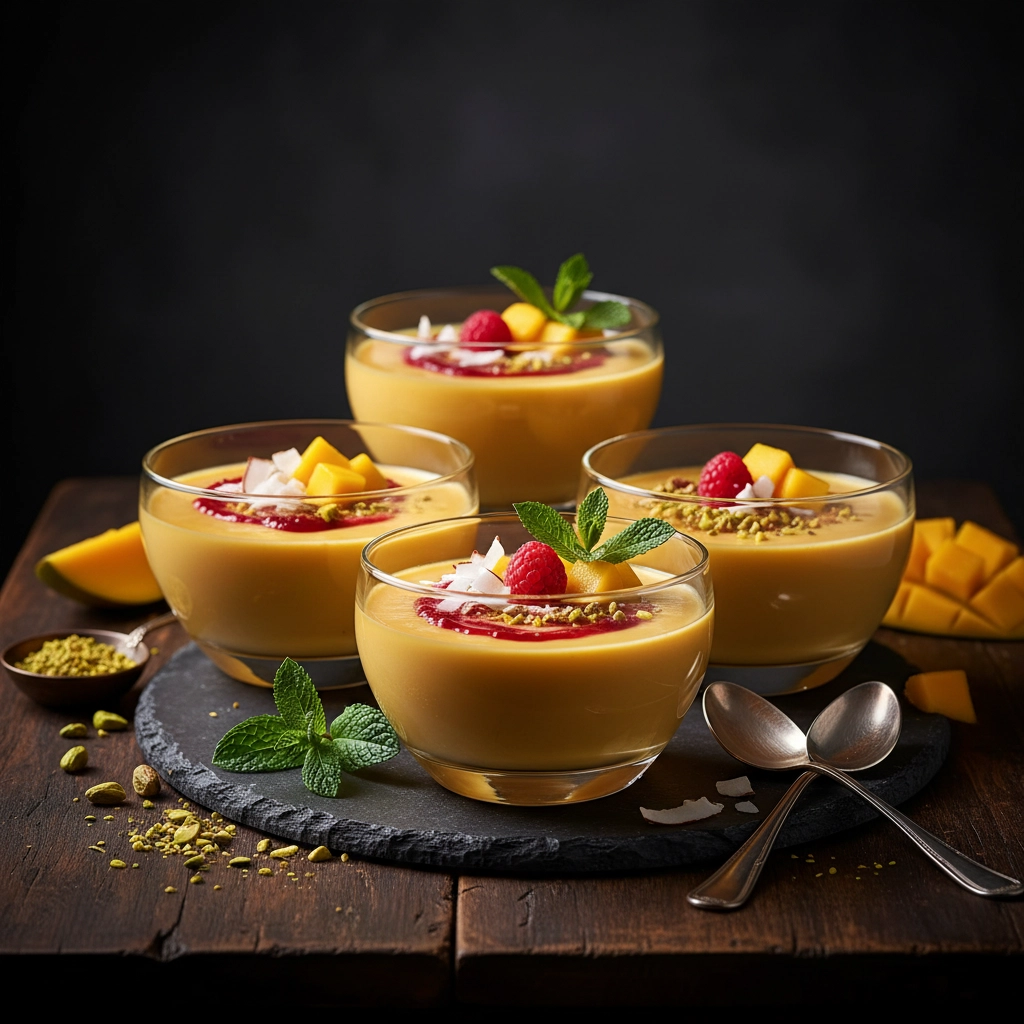Mangopudding – Frisch und cremig