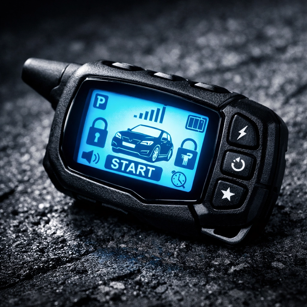 Two-way remote car starter with LED display for Pittsburgh vehicle security systems