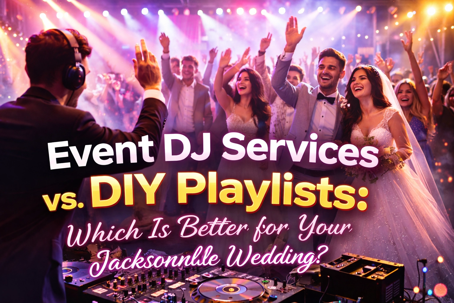 [HERO] Event DJ Services vs. DIY Playlists: Which Is Better for Your Jacksonville Wedding?
