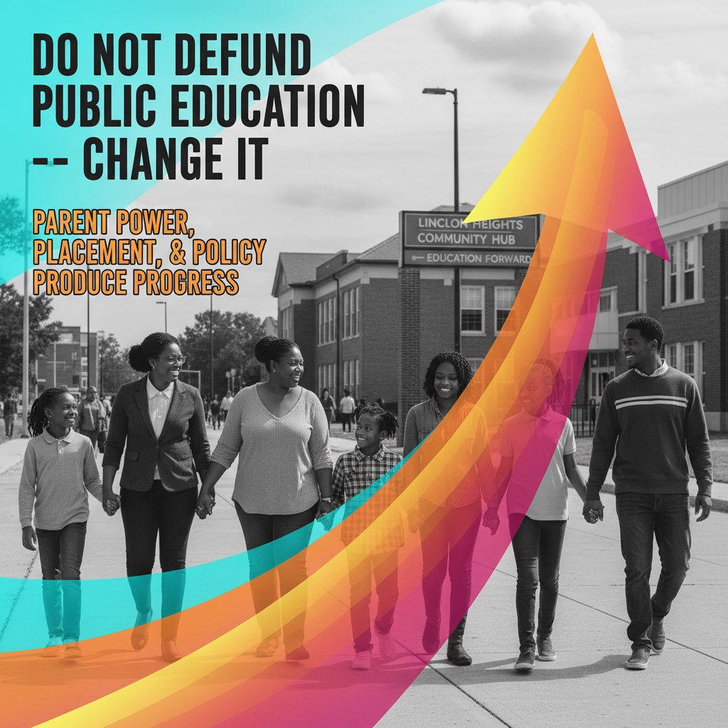 Do Not Defund Public Education — Change It: Parent Power, Placement, &amp; Policy Produce Progress
