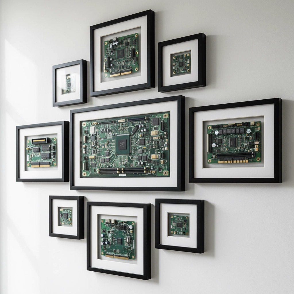 frames printed circuit boards