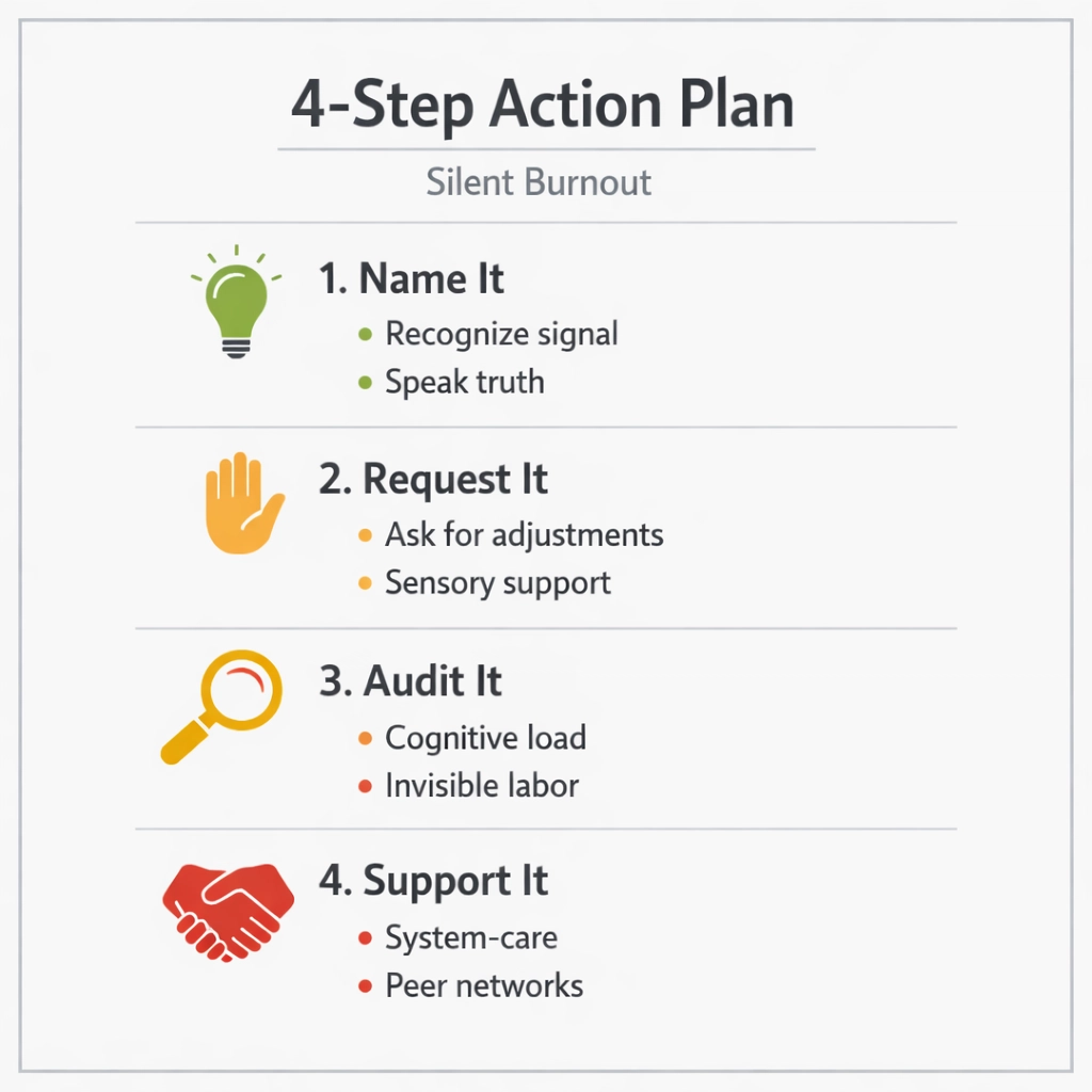 The Four-Step Action Plan Infographic