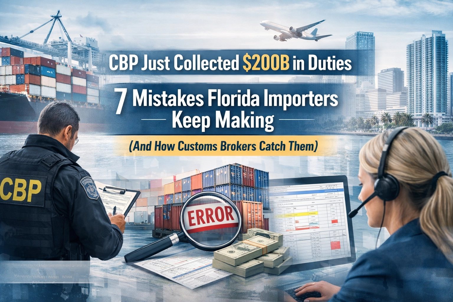 [HERO] CBP Just Collected $200B in Duties: 7 Mistakes Florida Importers Keep Making (And How Customs Brokers Catch Them)