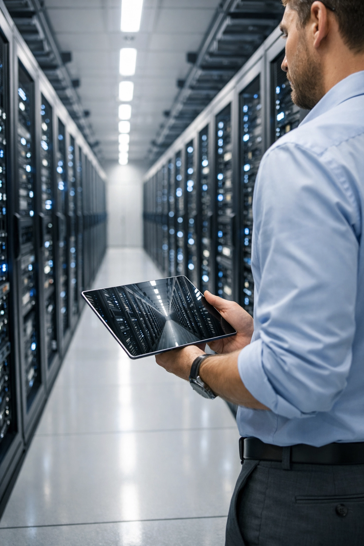 IT architect using ServiceNow ITOM to maintain a clean CMDB in a modern data center.