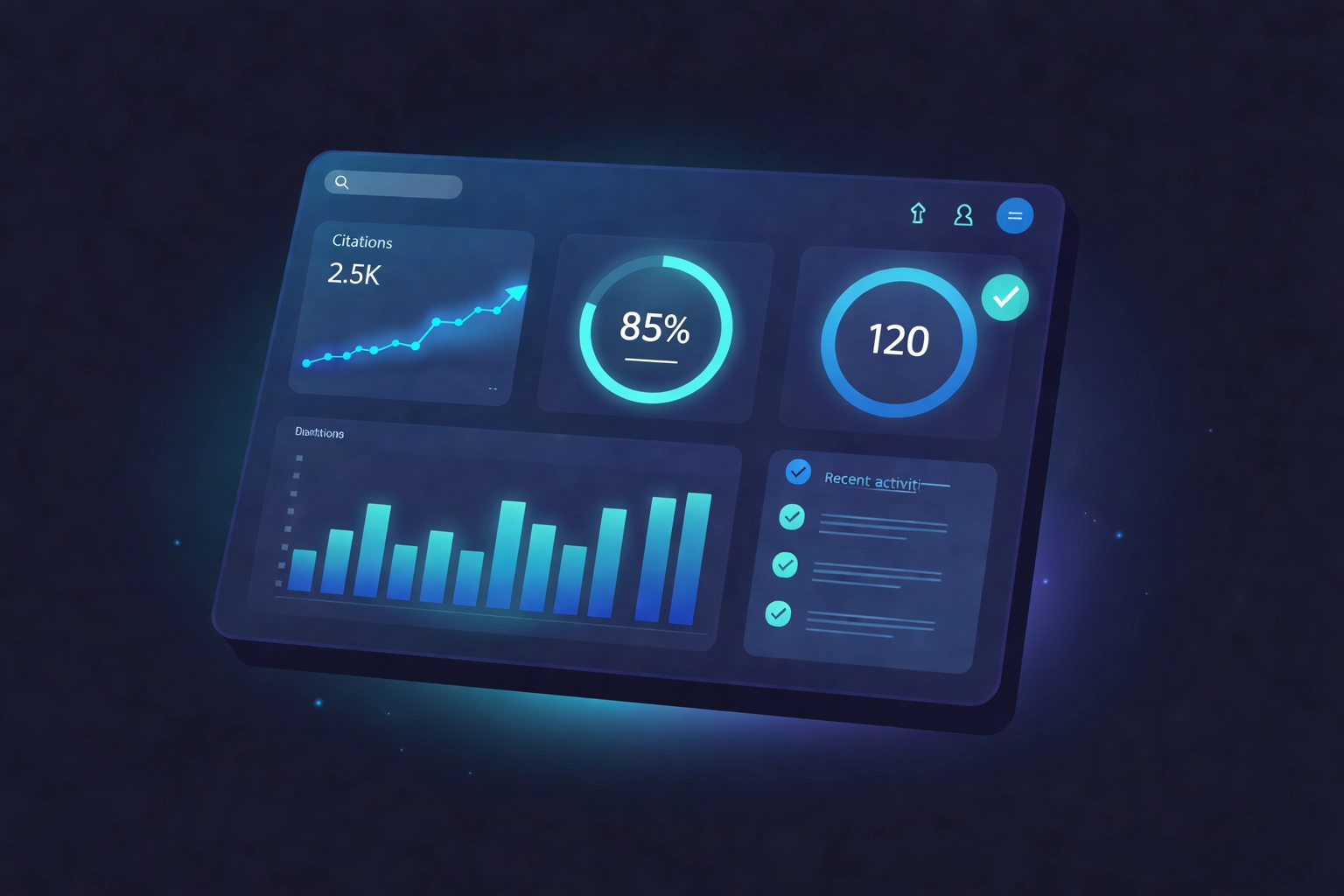 CiteMetrix analytics dashboard showing AI citation tracking and brand visibility metrics for marketers
