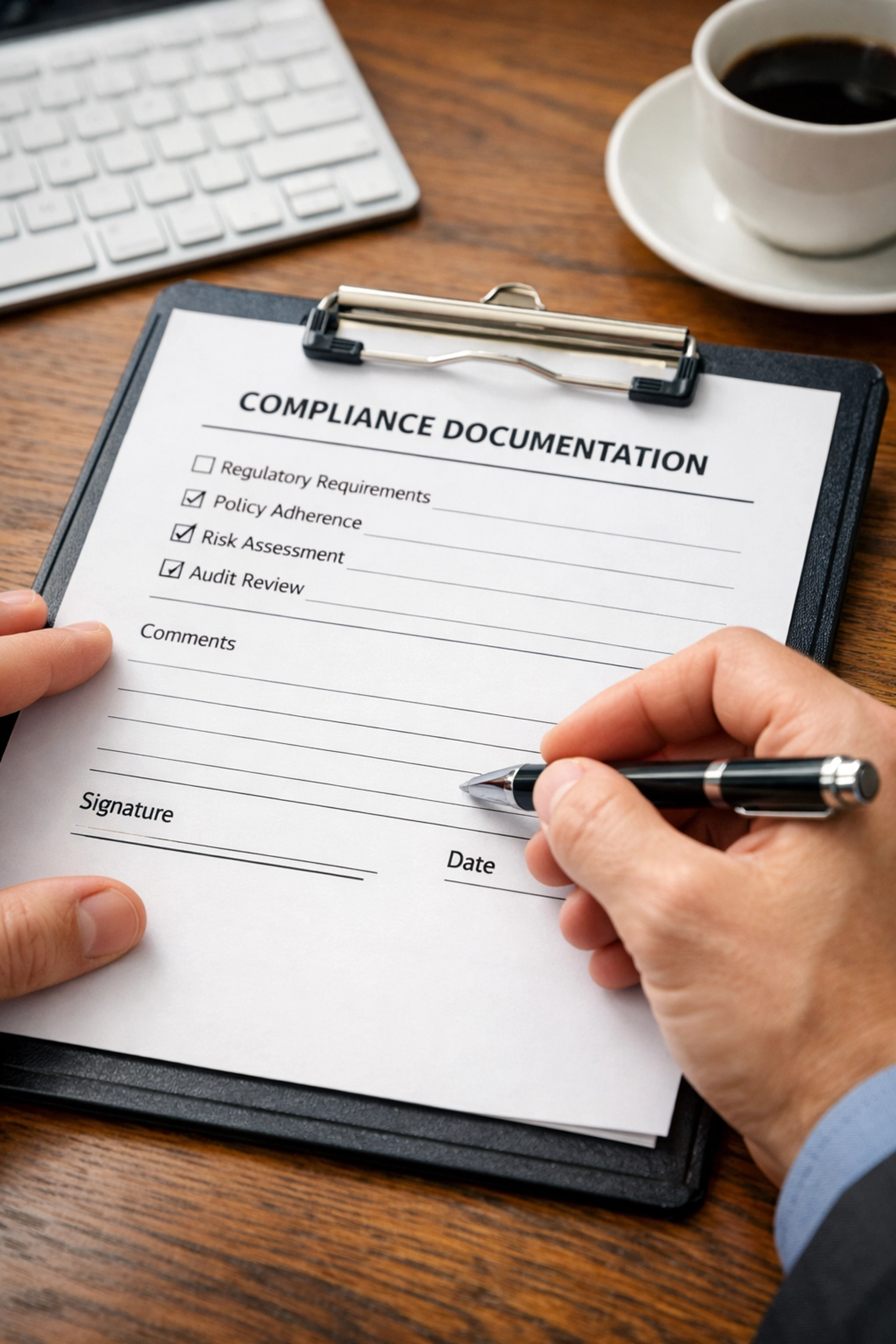 Completing liquor license compliance documentation for Washington State requirements