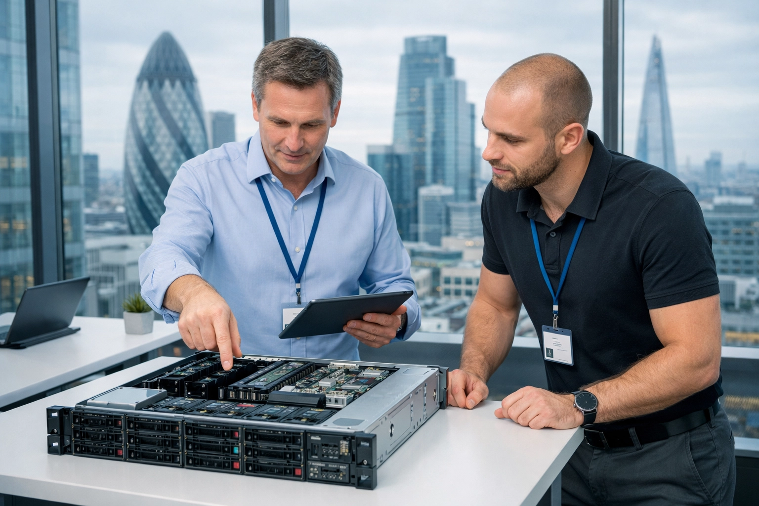 An IT professional evaluating a server unit for a trade-in scheme to maximise hardware budget.