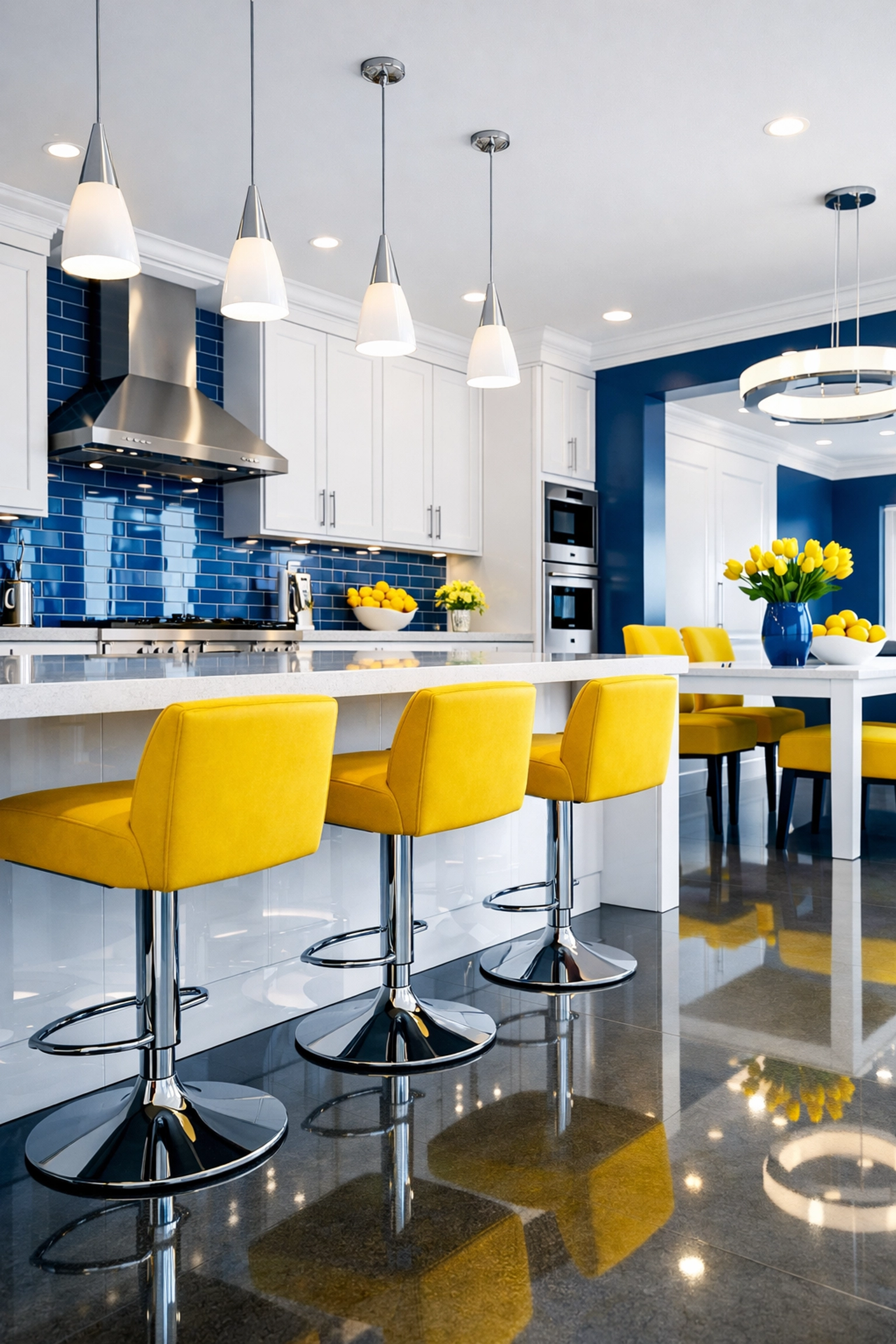 Pristine designer kitchen after a deep clean by the best house cleaning in Franklin team.