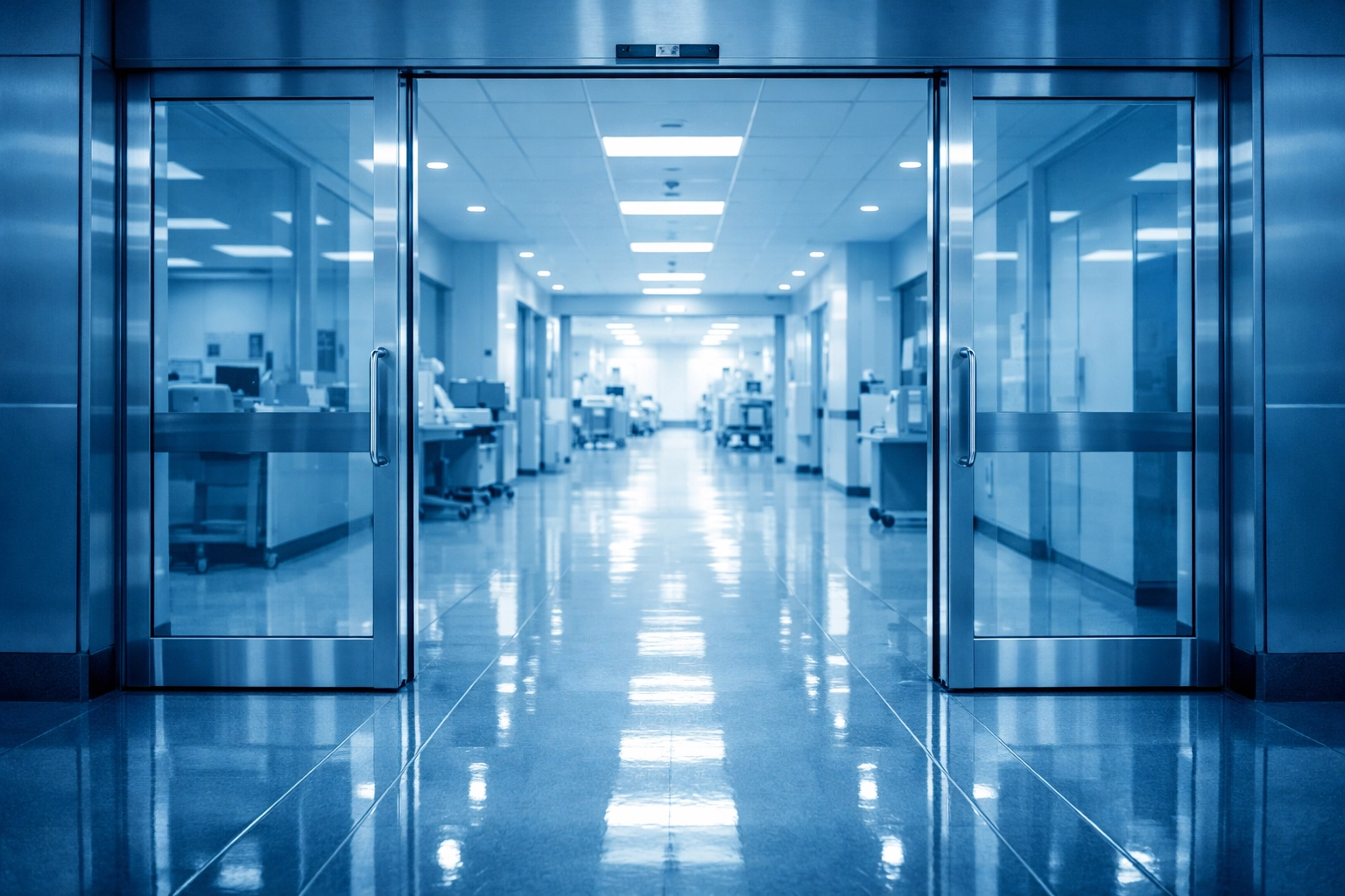 Modern medical facility entrance representing the 2026 FDA reclassification of clinical Category 1 peptides.