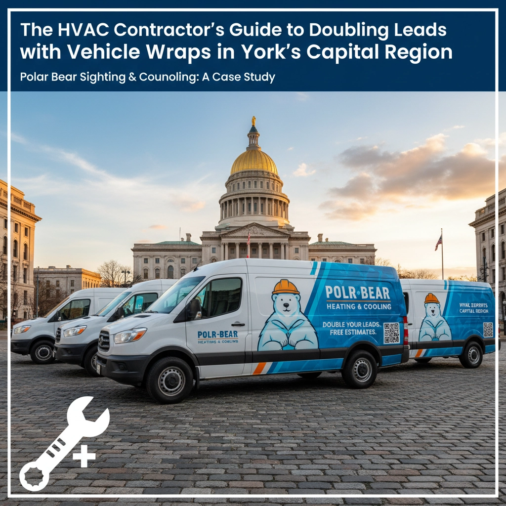 The HVAC Contractor&#39;s Guide to Doubling Leads with Vehicle Wraps in New York&#39;s Capital Region