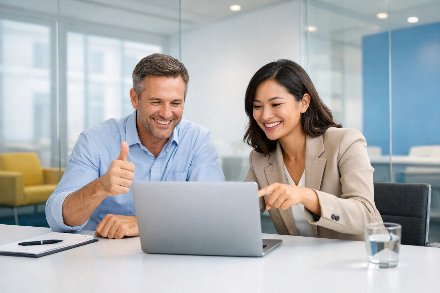 Nonprofit professionals collaborating on a digital fundraising strategy for a major donor pipeline.