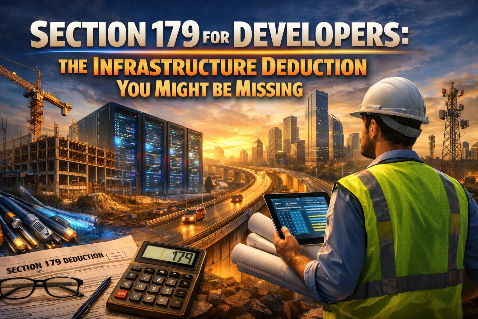 [HERO] Section 179 for Developers: The Infrastructure Deduction You Might Be Missing