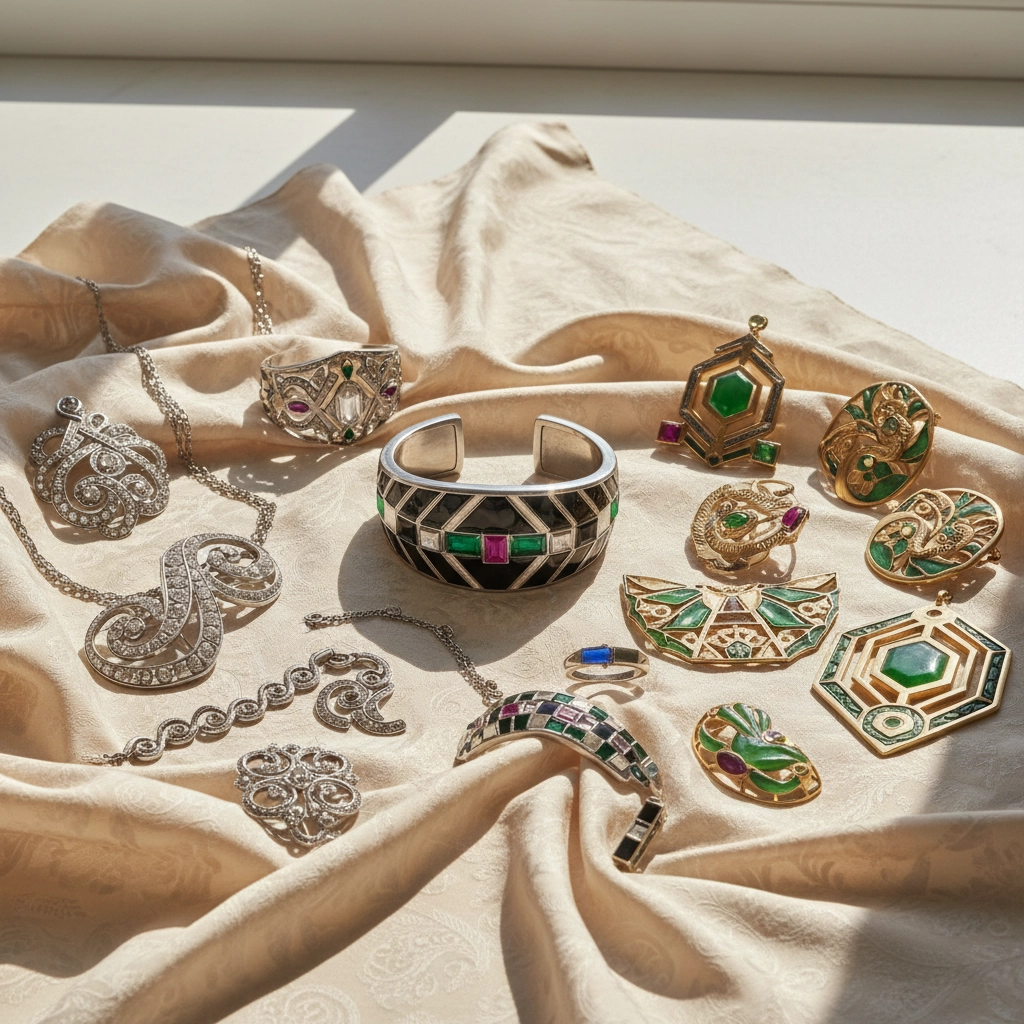 Art Deco Era Jewelry, Part 2: Motifs, Meanings, and Signature Designs | Peters Vaults Jewelry Blog