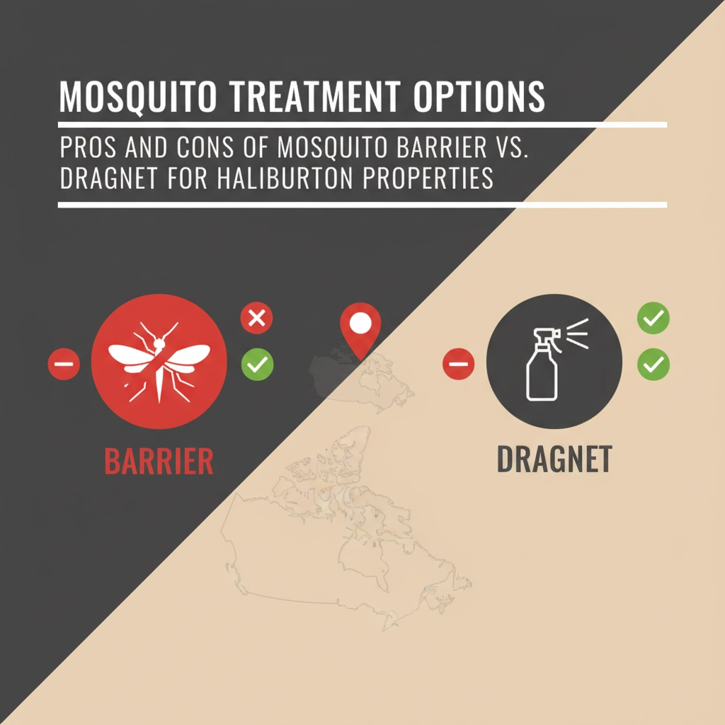 Mosquito Treatment Options: Pros and Cons of garlic vs. Permethrin for Haliburton Properties