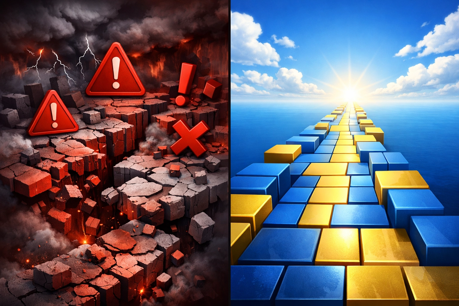 Contrast between regulatory uncertainty and secure MSB-licensed crypto payment compliance pathway