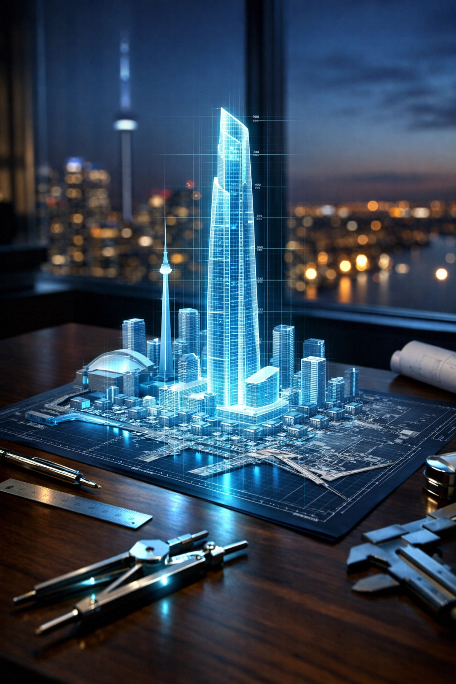 Strategic Local SEO Toronto blueprint showing digital dominance on a map of the city.