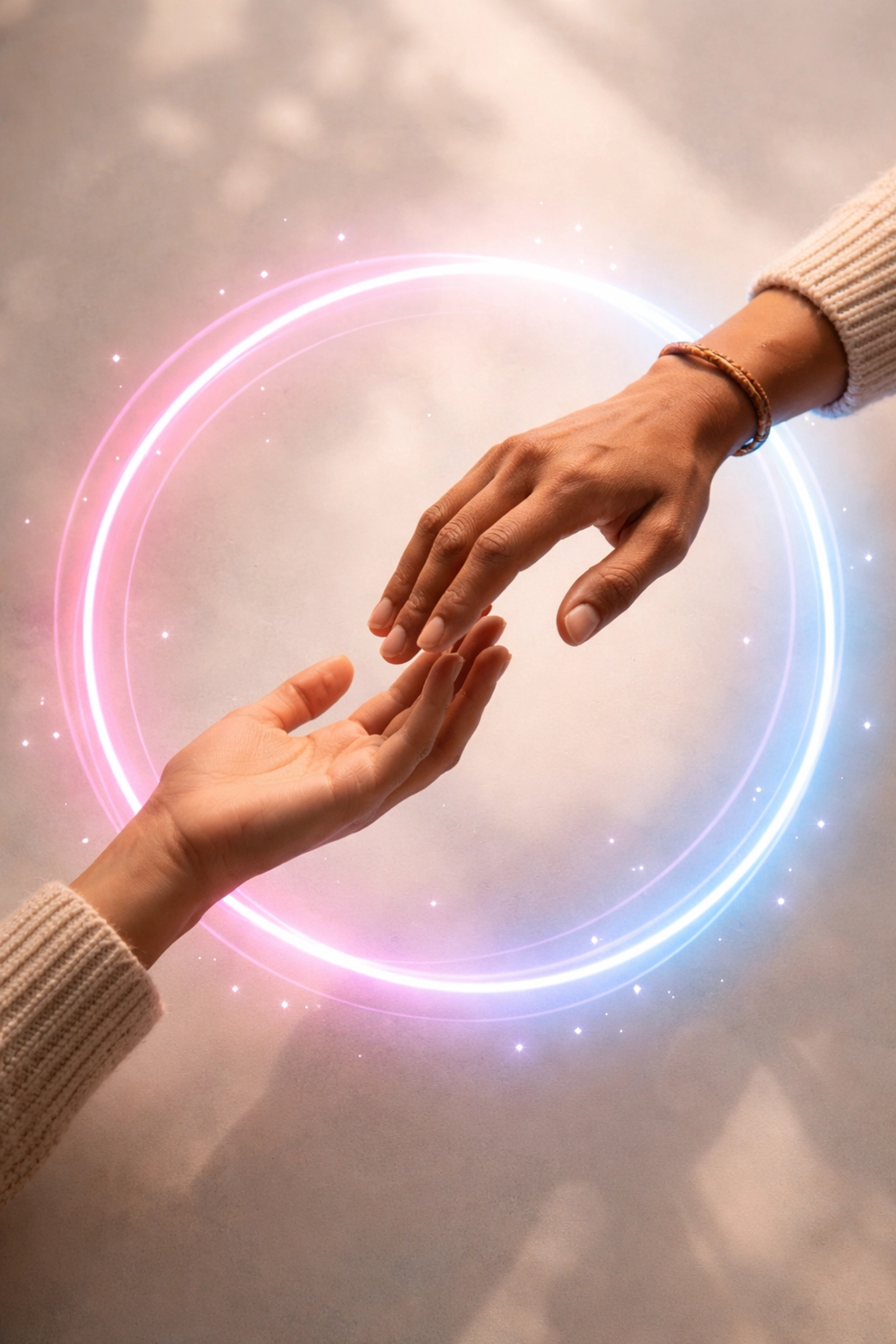 Hands reaching out in support, highlighting understanding and acceptance for crossdressers