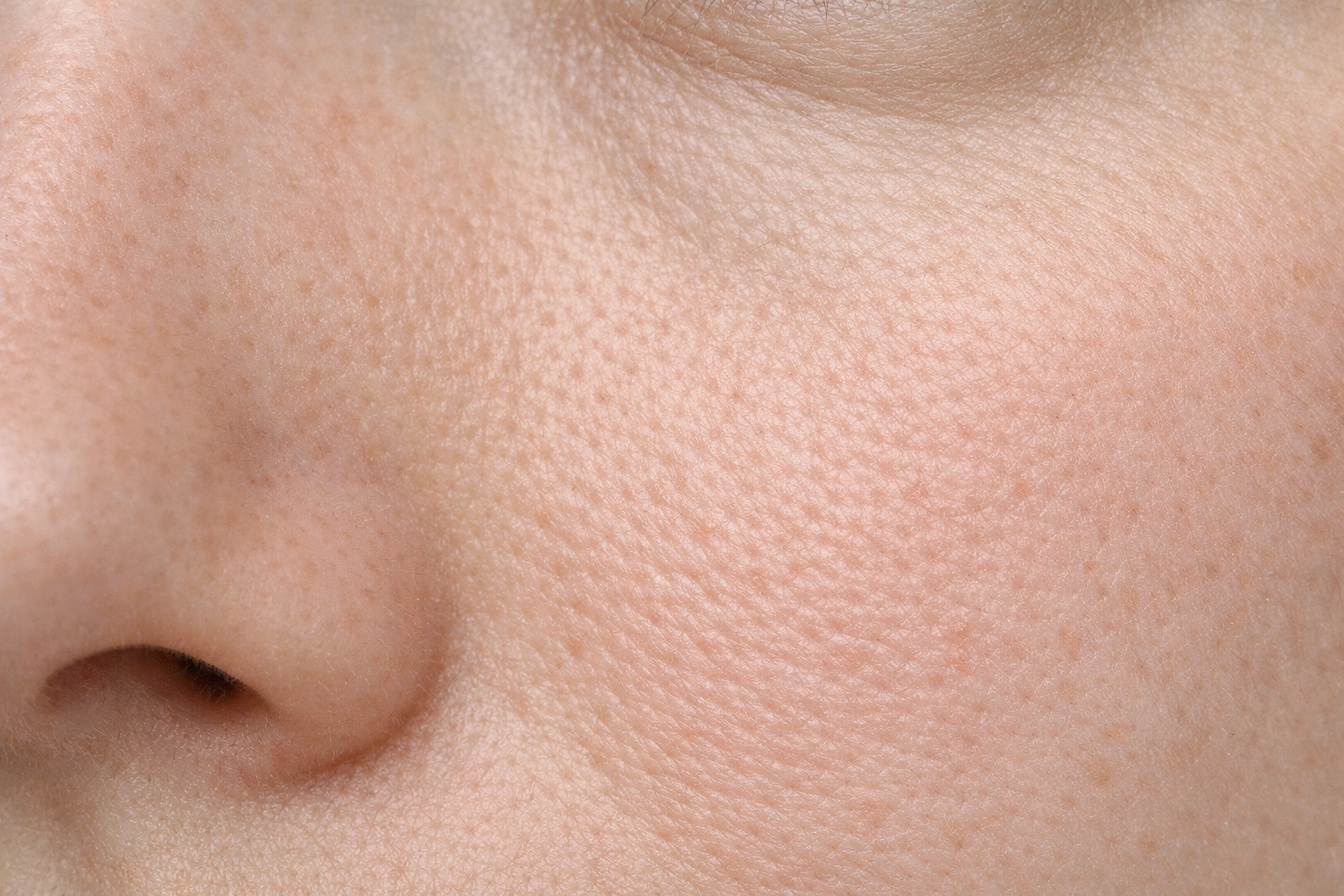 Close up of healthy skin texture
