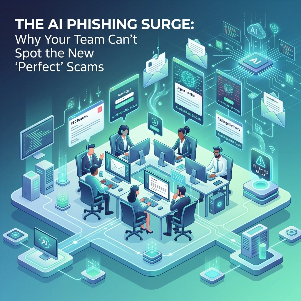 The AI Phishing Surge: Why Your Team Can't Spot the New "Perfect" Scams