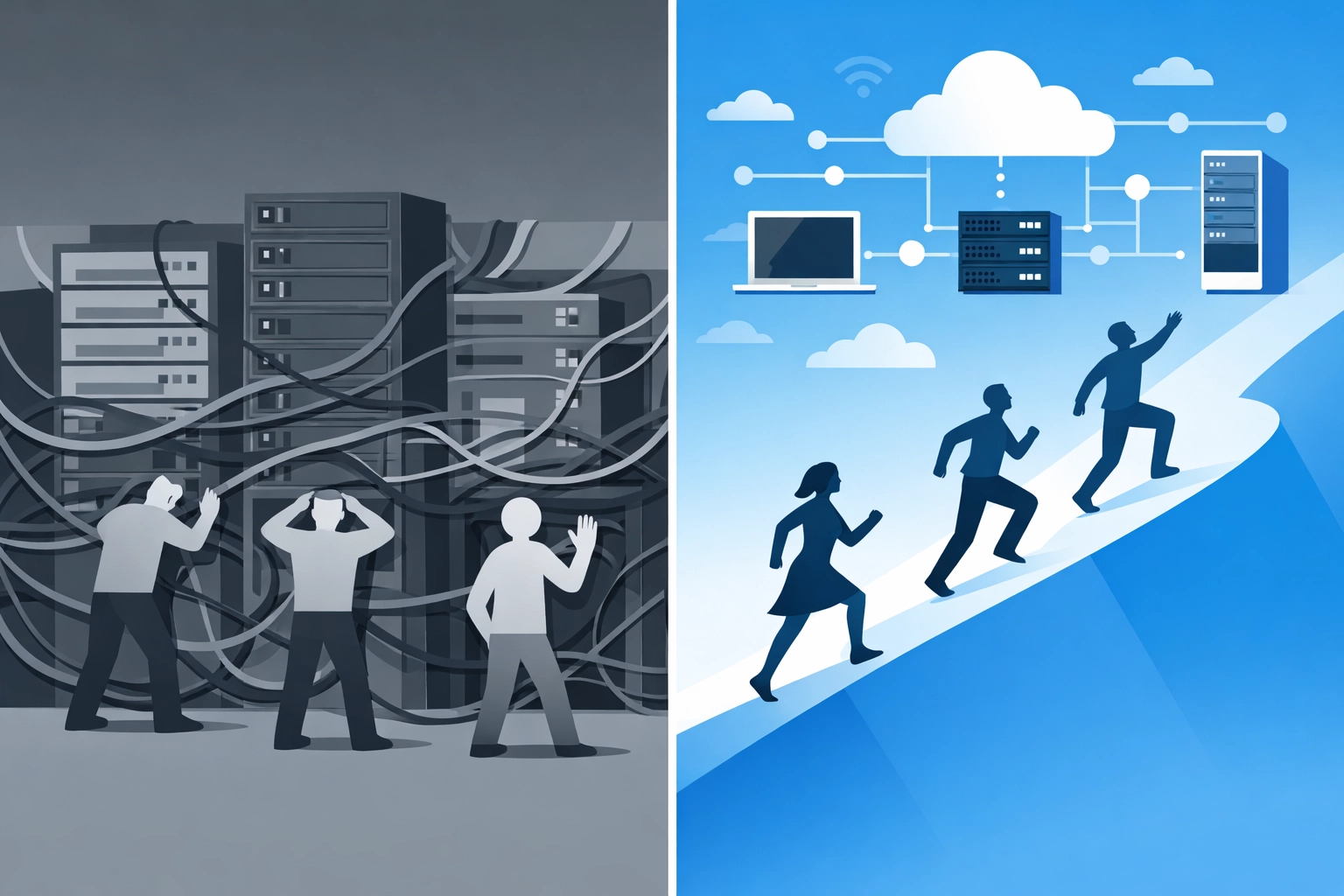 IT infrastructure as business growth enabler versus technology limitations and constraints