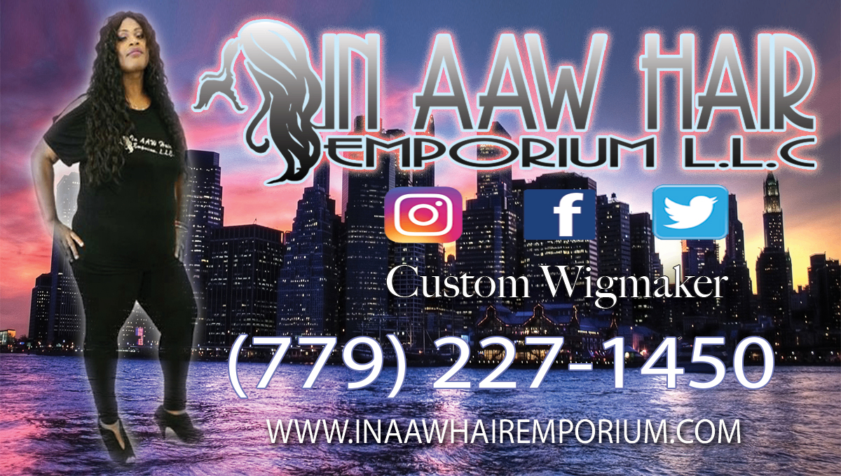 IN AAW HAIR EMPORIUM L.L.C Custom Printed Promotional Graphic