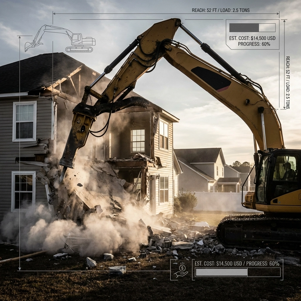 demolition cost per square foot in sc