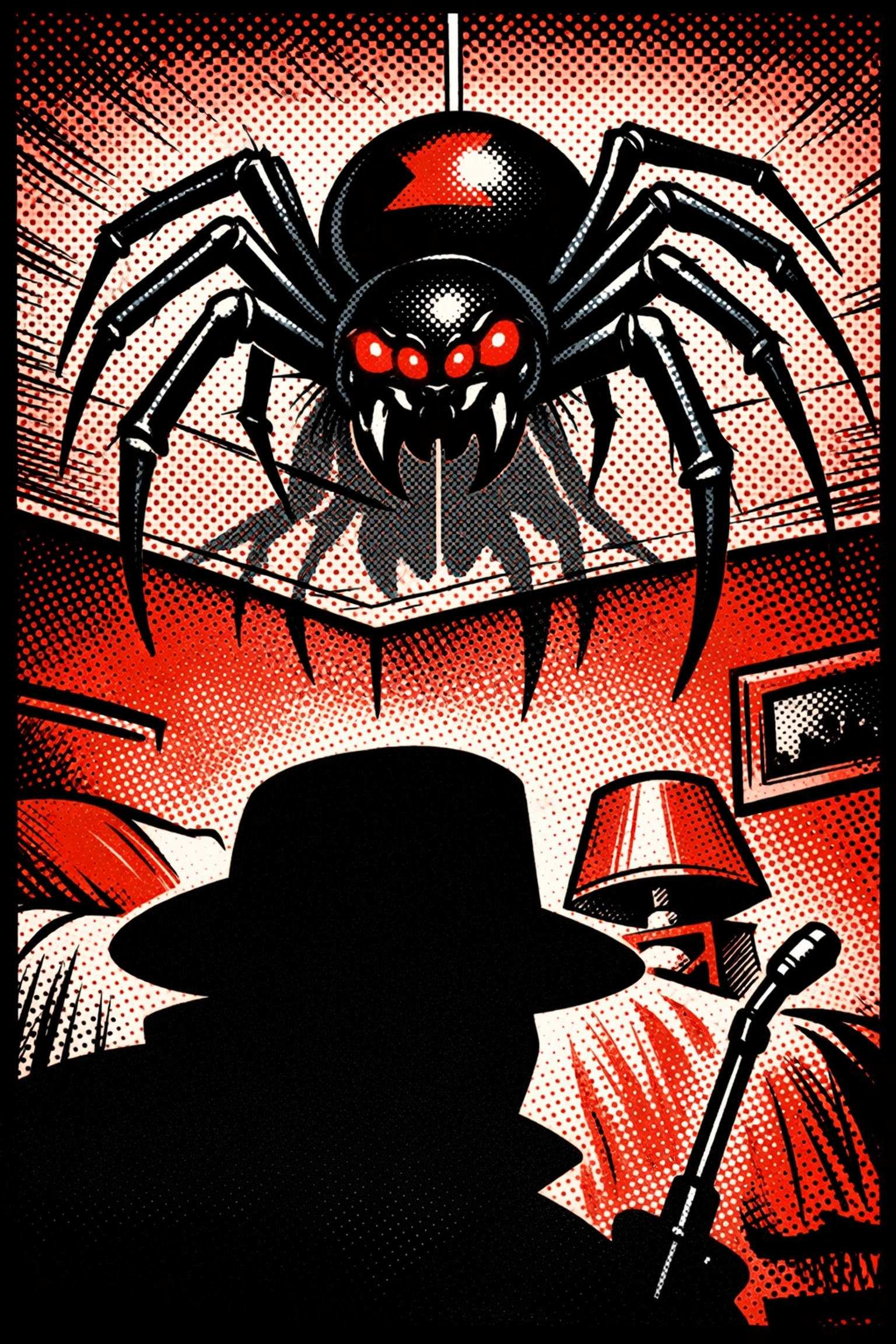 Professional exterminator in Birmingham AL arriving to treat a black widow spider.