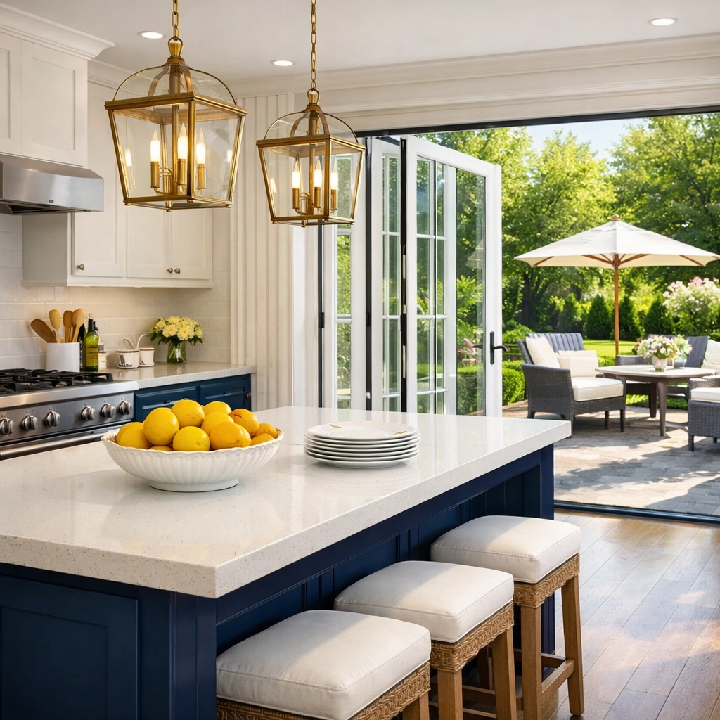 Sparkling East Harwich kitchen refreshed by scheduled bi-weekly cleaning services.