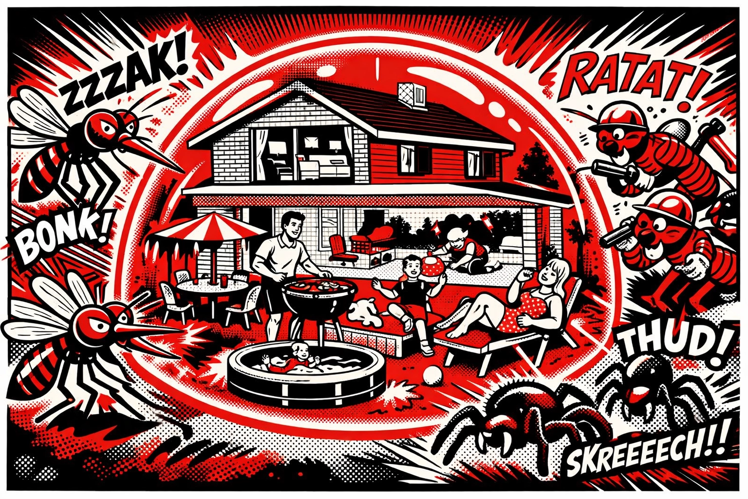 Jasper home protected by comprehensive pest control barrier shield