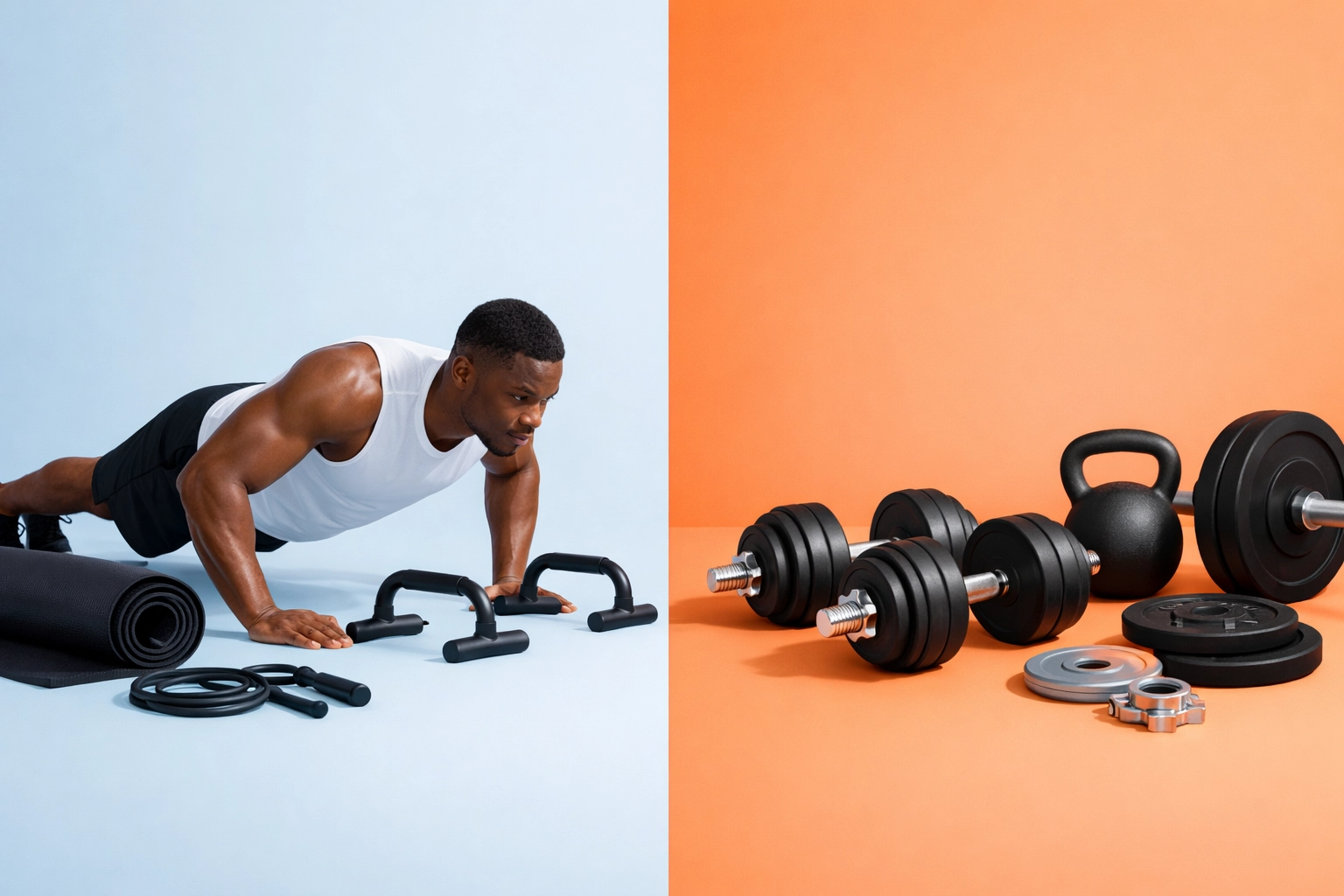 [HERO] Bodyweight vs. Free Weights: Which Training Style Is Better for Your Goals?