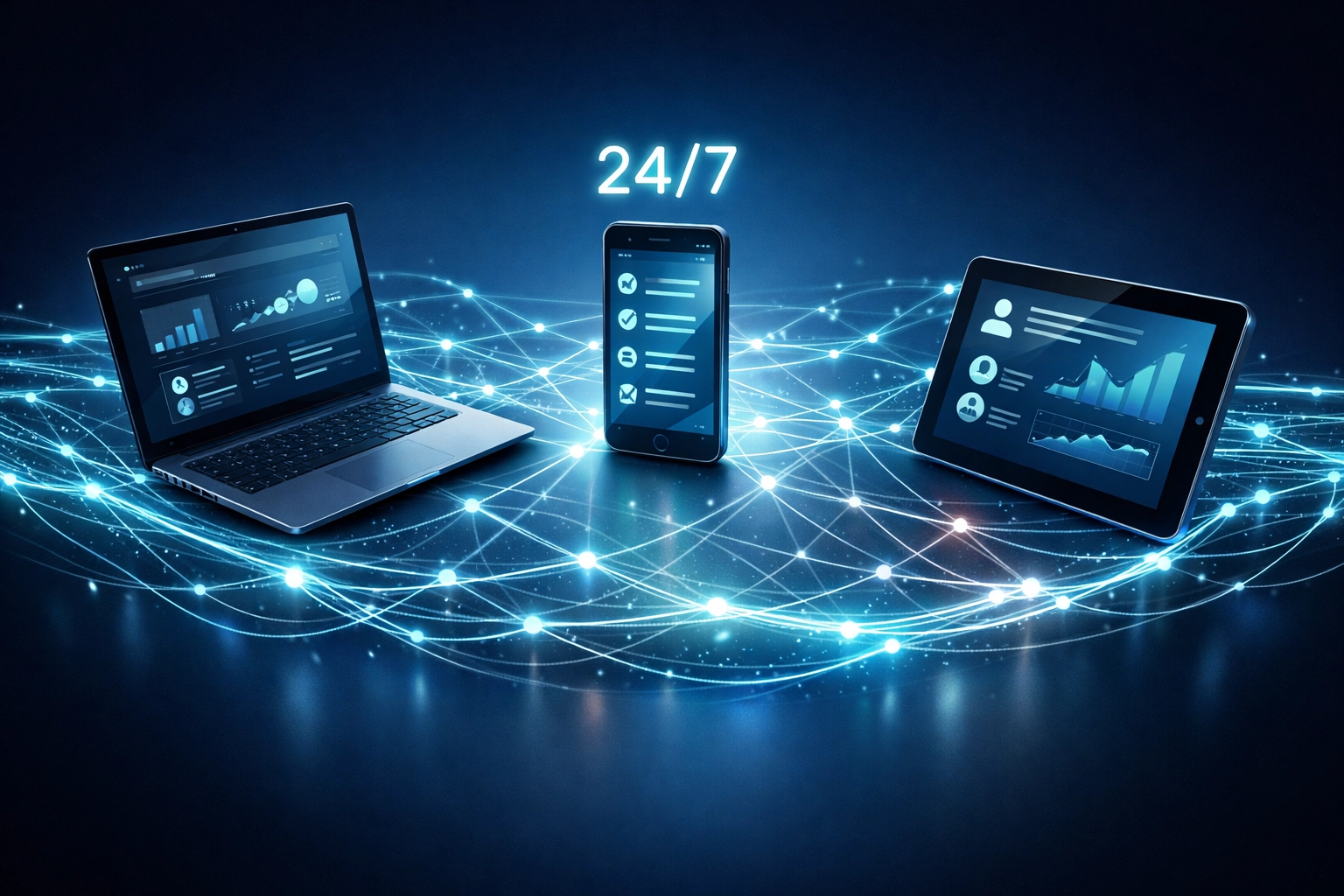 Autonomous AI agents connecting digital touchpoints for 24/7 automated lead qualification